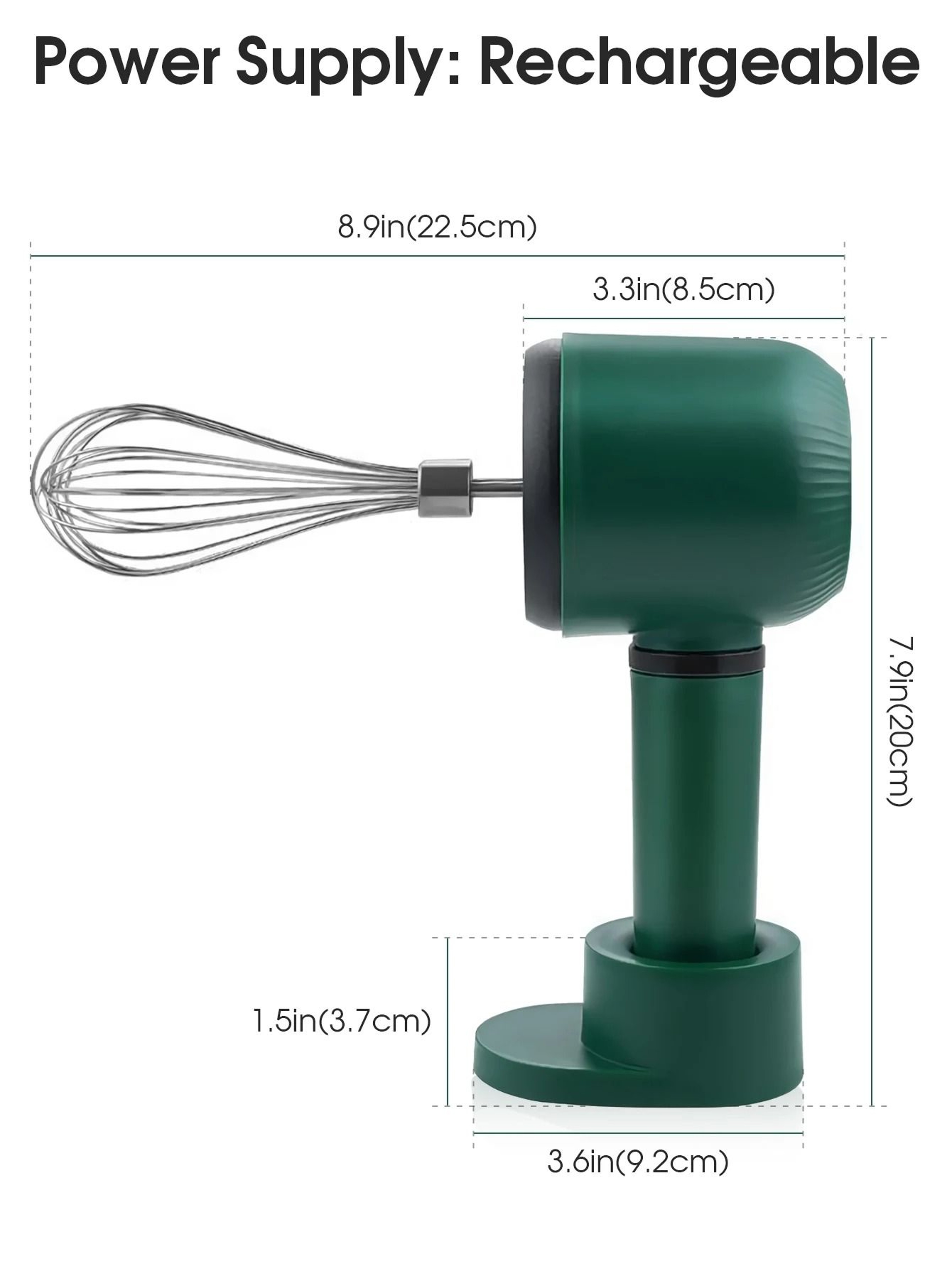 DualStick 1200mAh Rechargeable Kitchen Mixer 2
