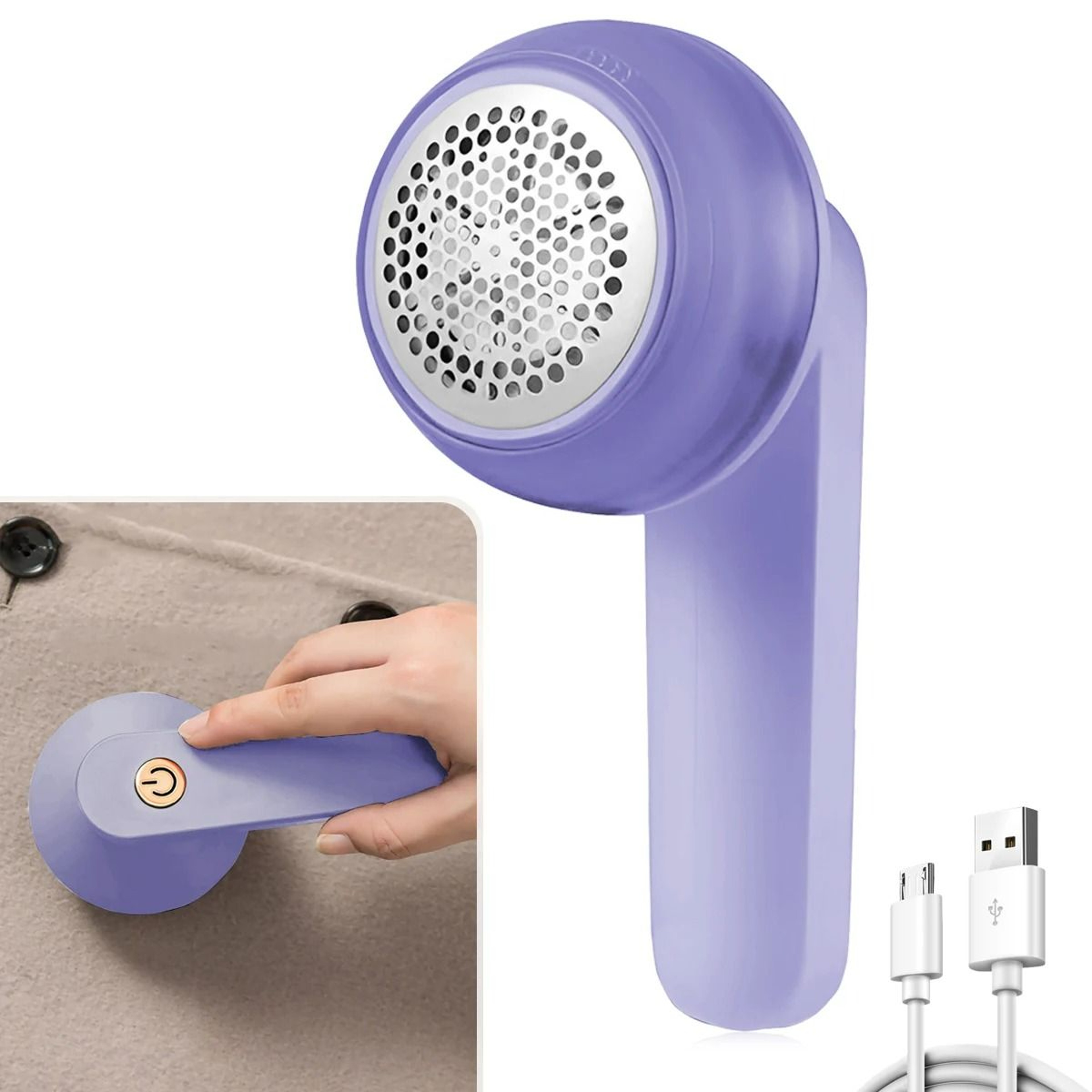Ultra Portable Rechargeable Fabric Shaver 11