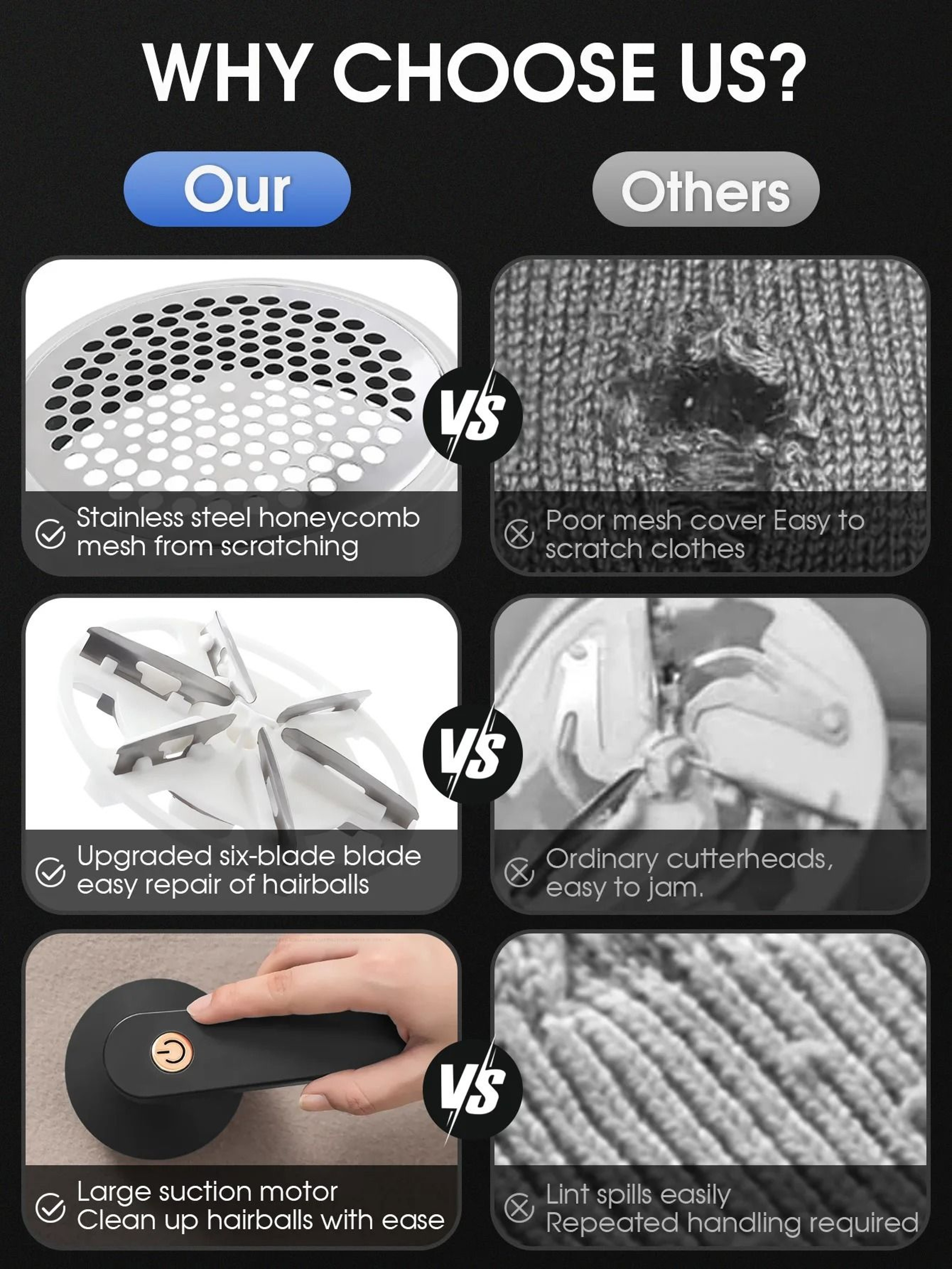 Ultra Portable Rechargeable Fabric Shaver 3