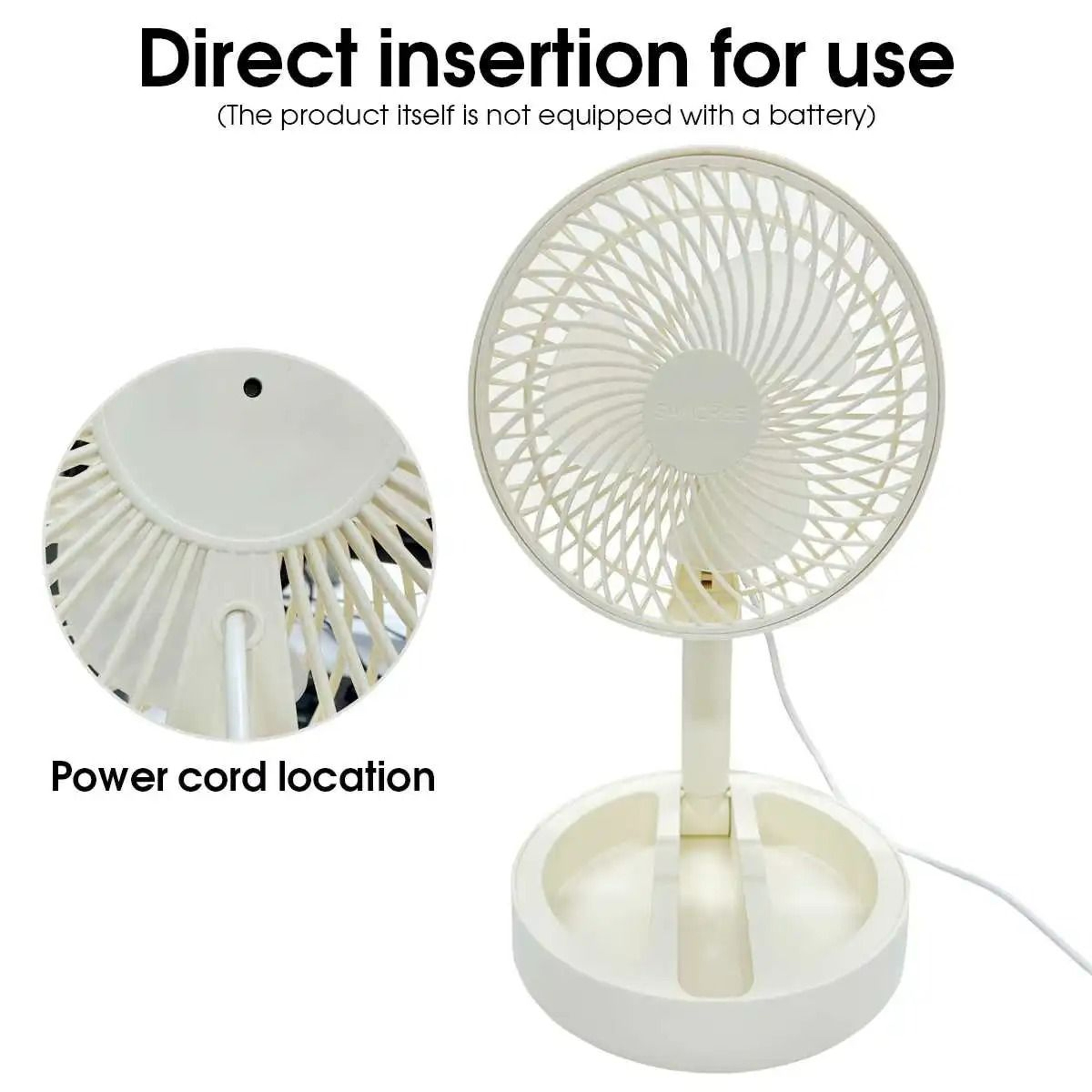 Foldable Desktop USB Air Circulator 1