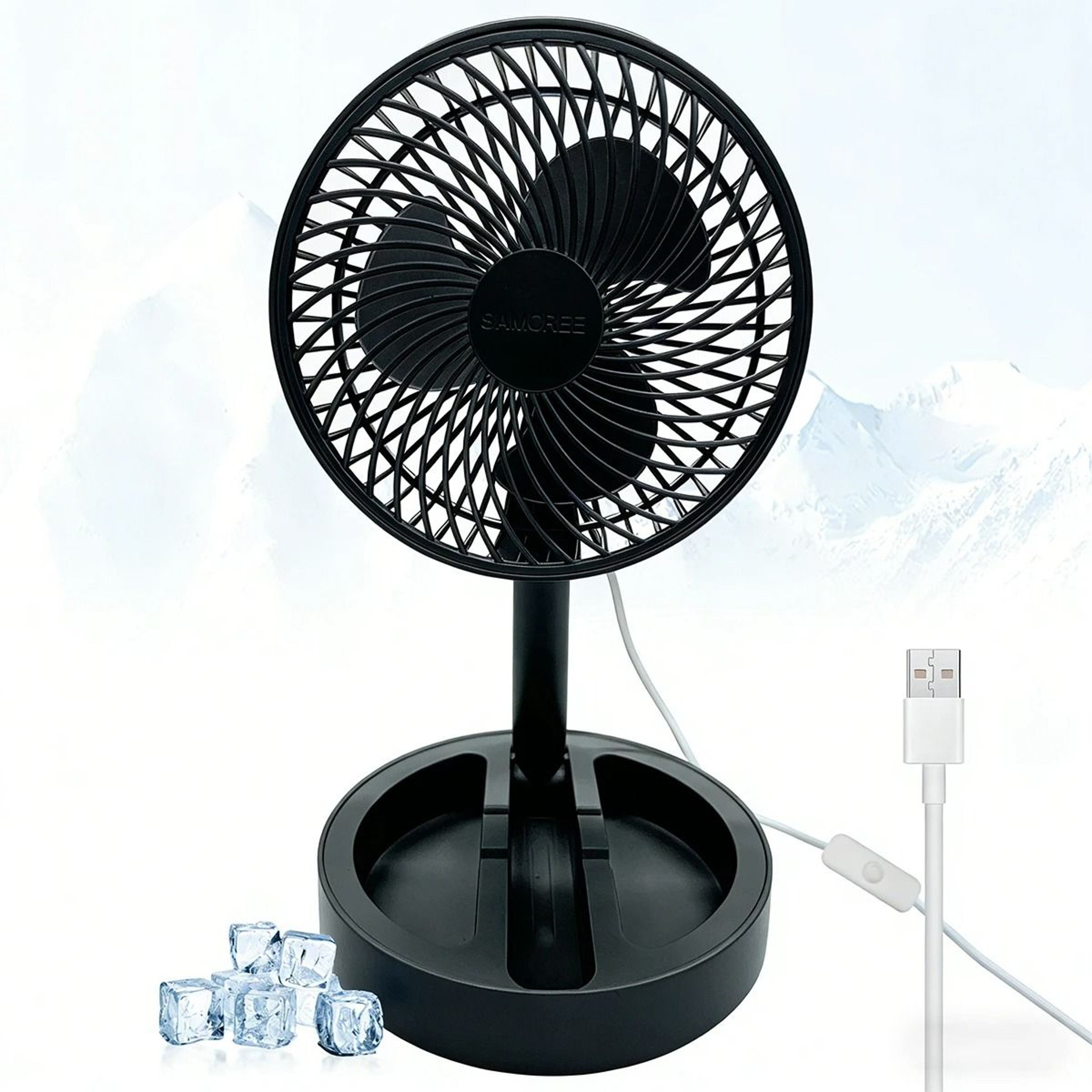 Foldable Desktop USB Air Circulator 9