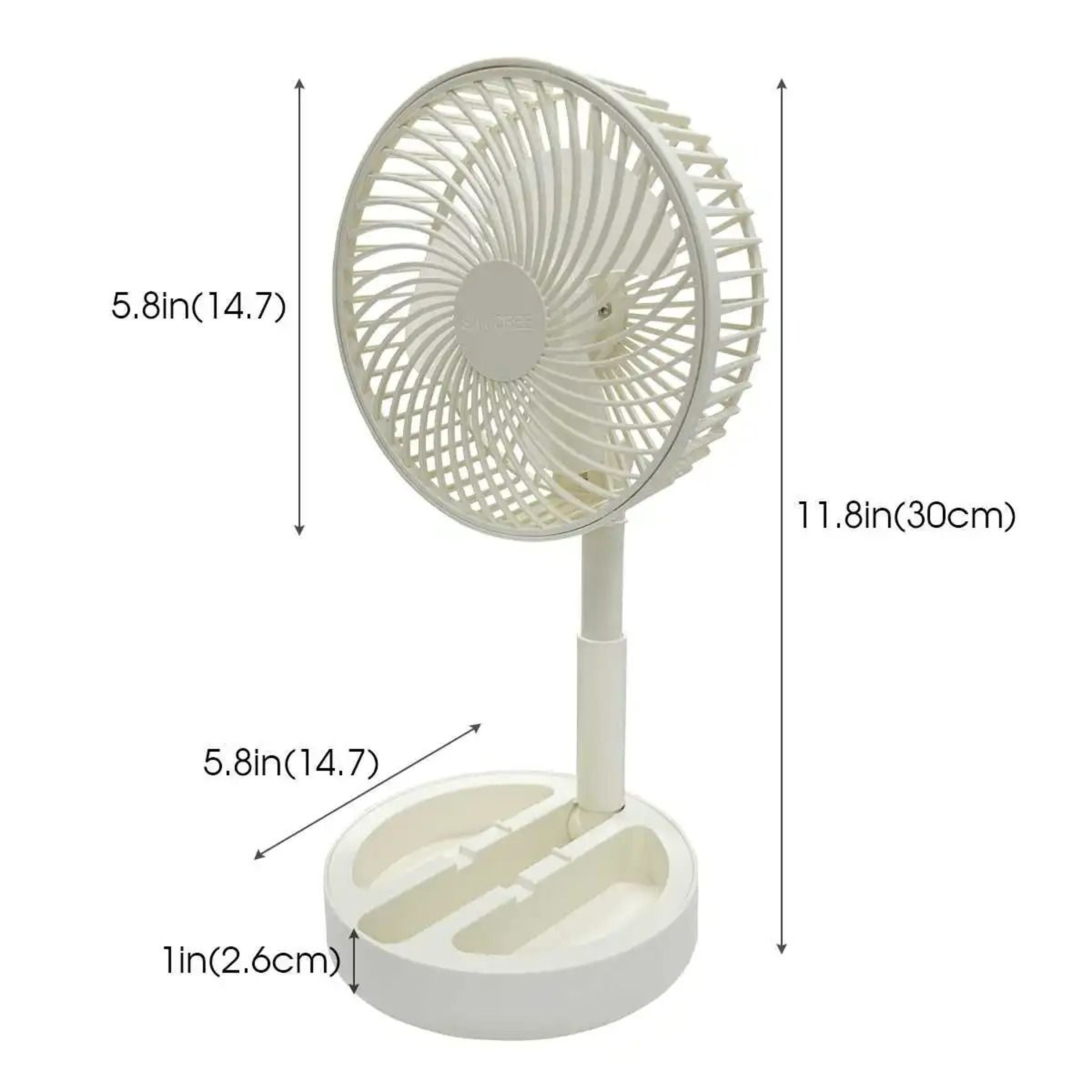 Foldable Desktop USB Air Circulator 5