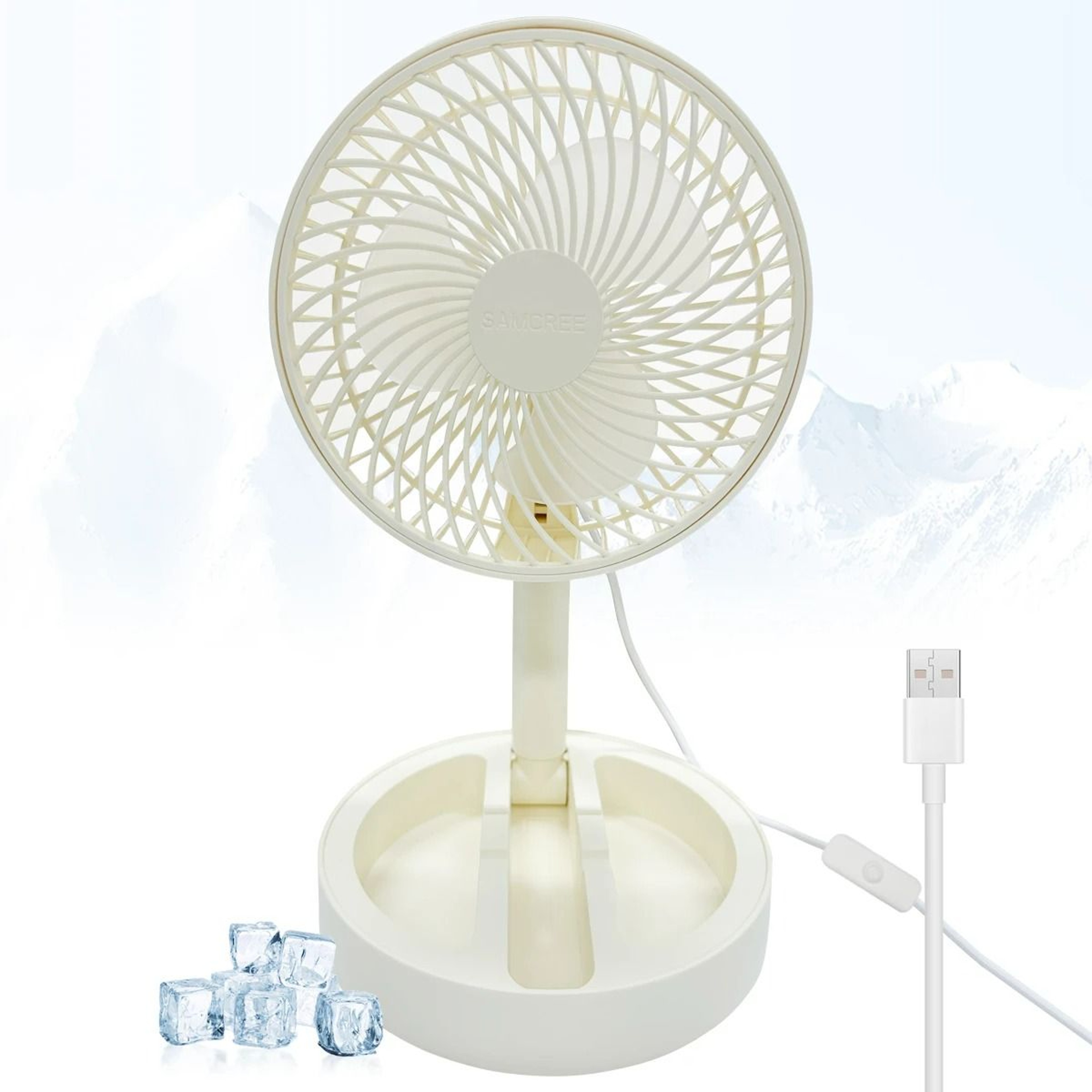Foldable Desktop USB Air Circulator 8