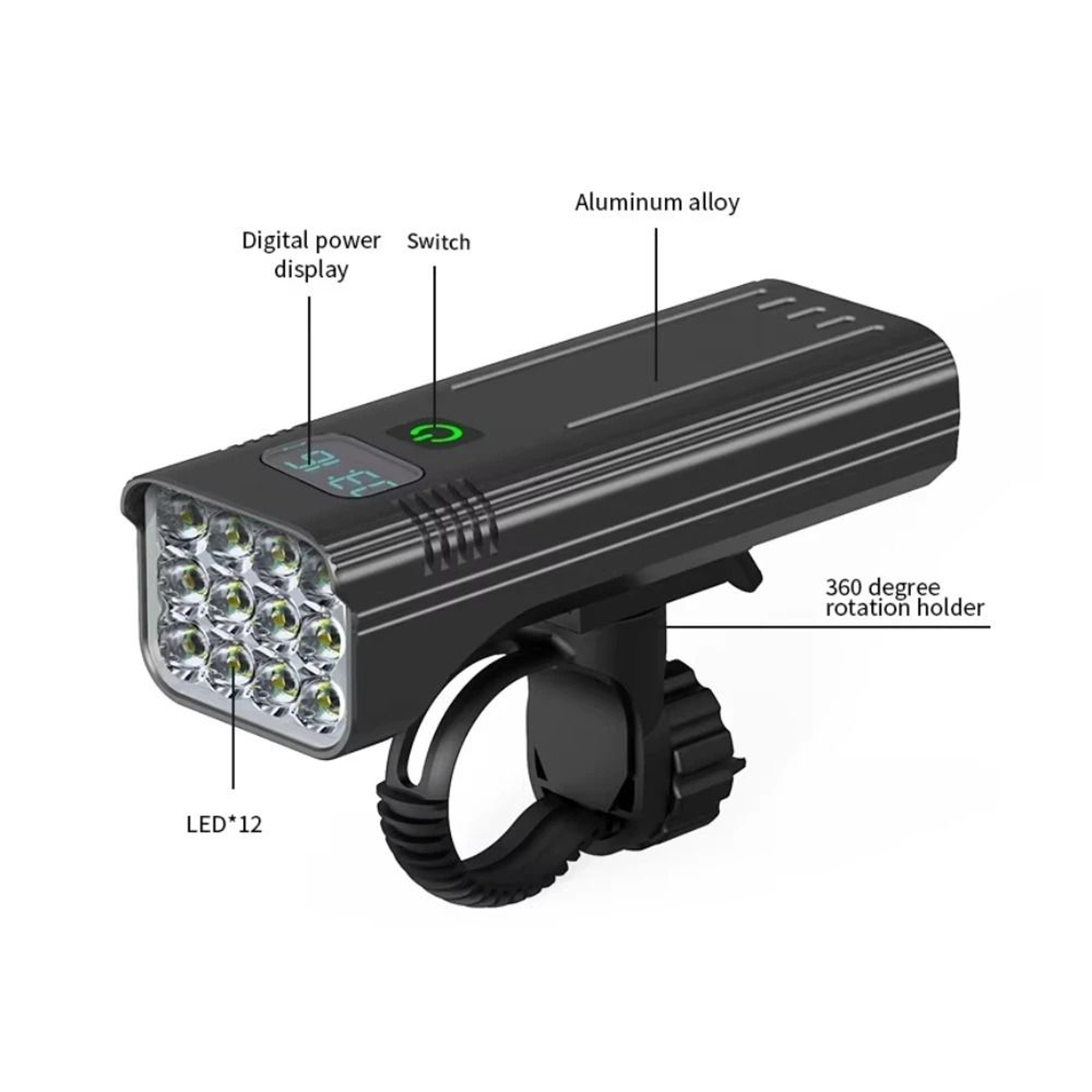 QuickRelease Bike Headlight  Adapter Bracket 2