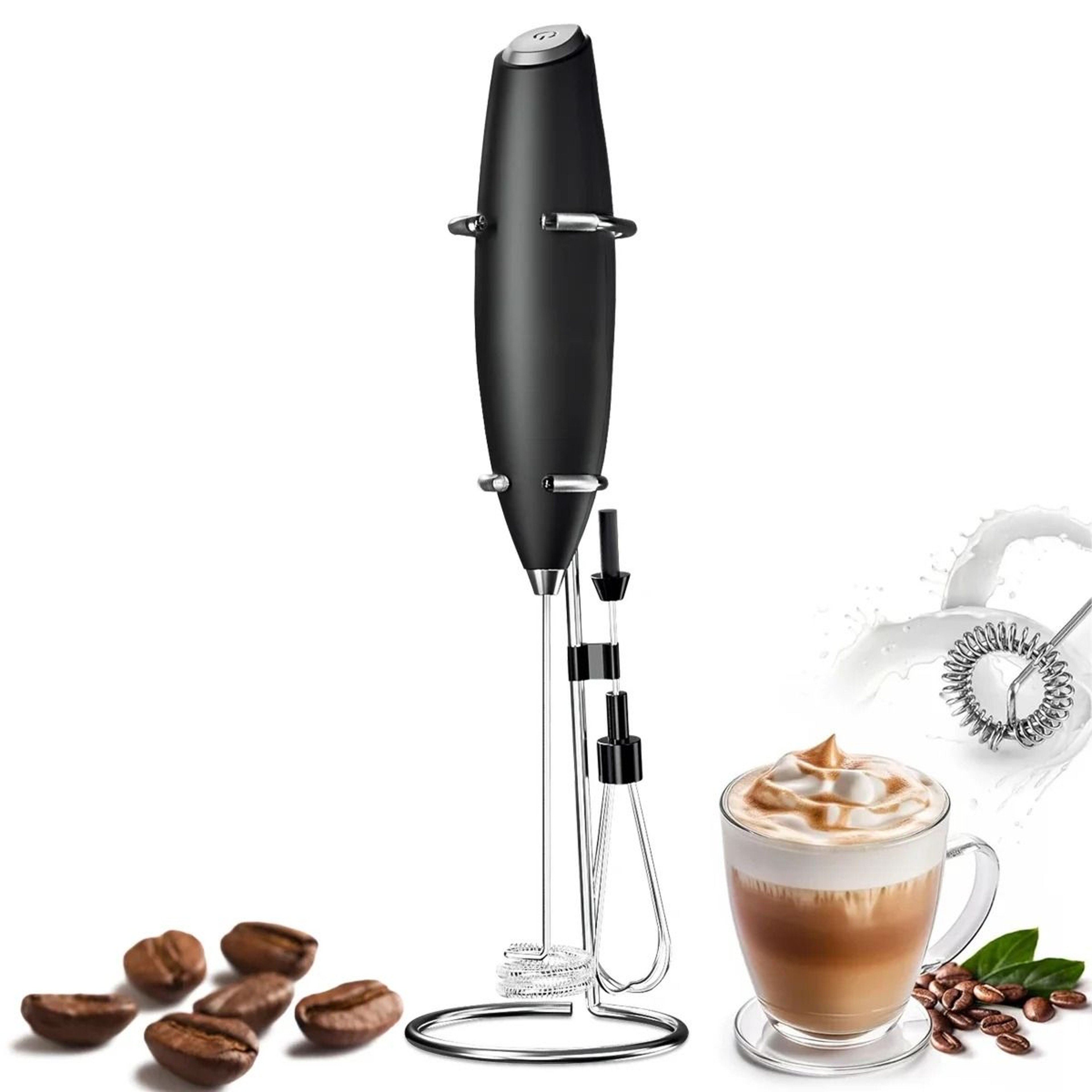 Handheld Drink Mixer  Countertop Stand 8