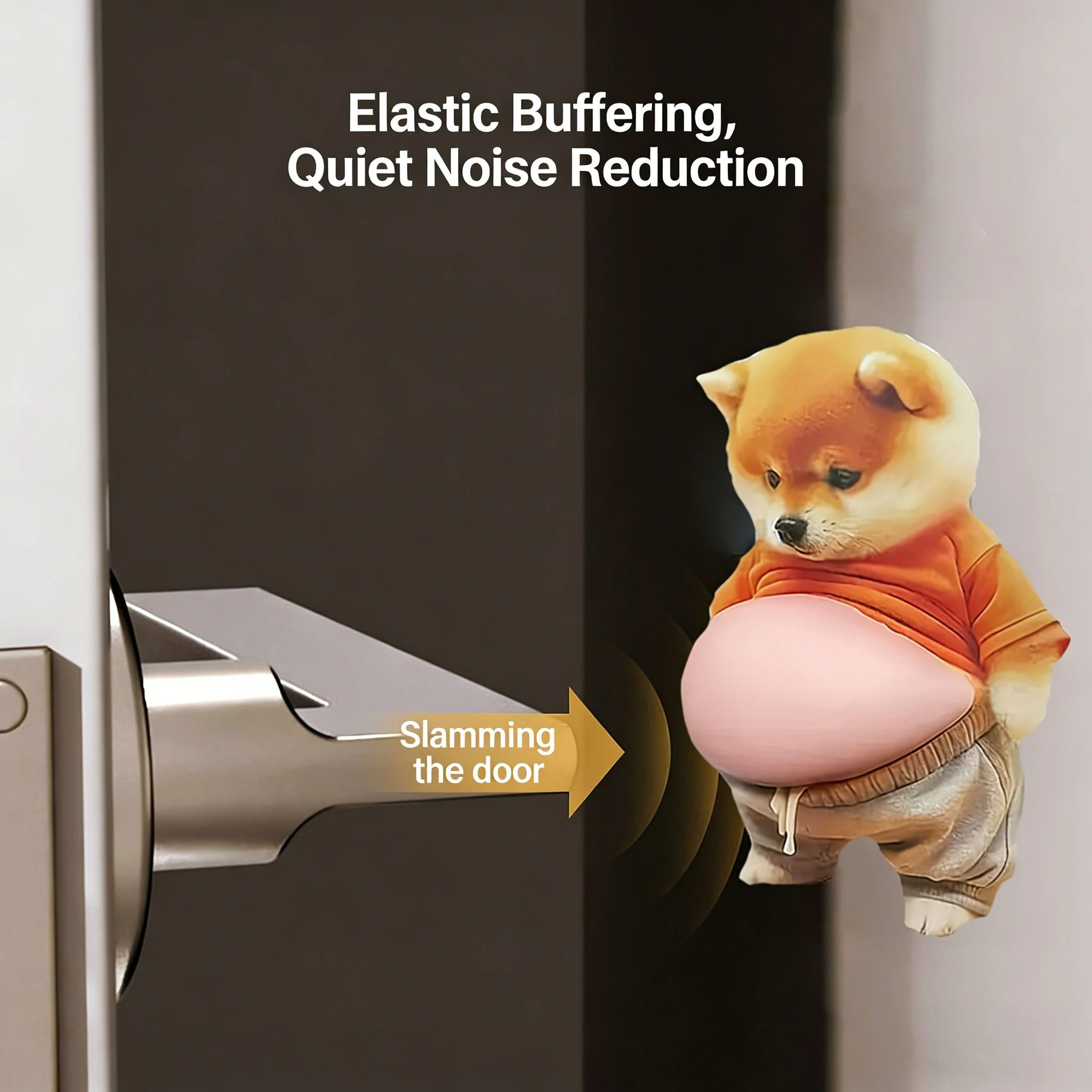 3D Chubby Shiba Inu Silicone Sticker Set 3