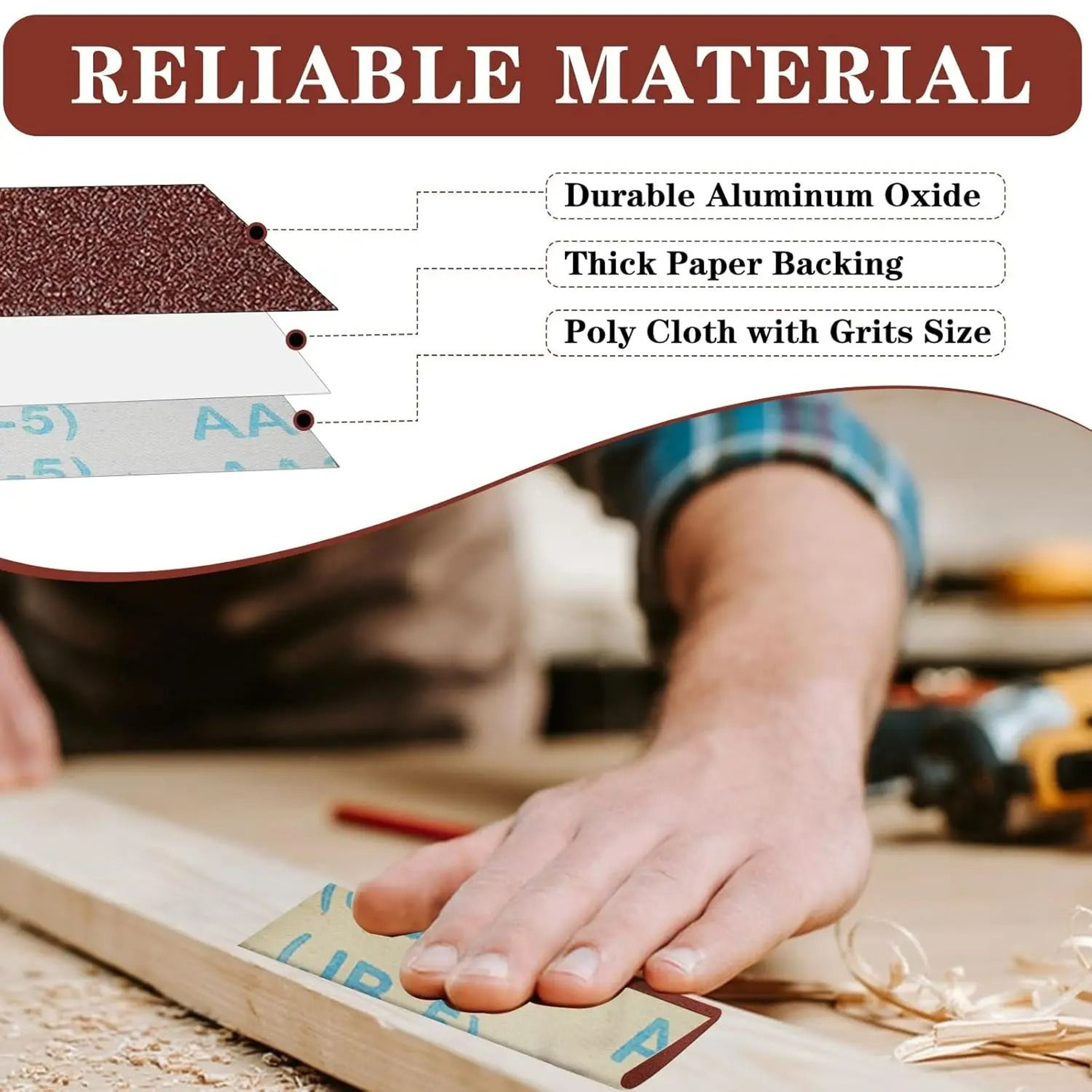 Emery Cloth Sandpaper Roll Set 3