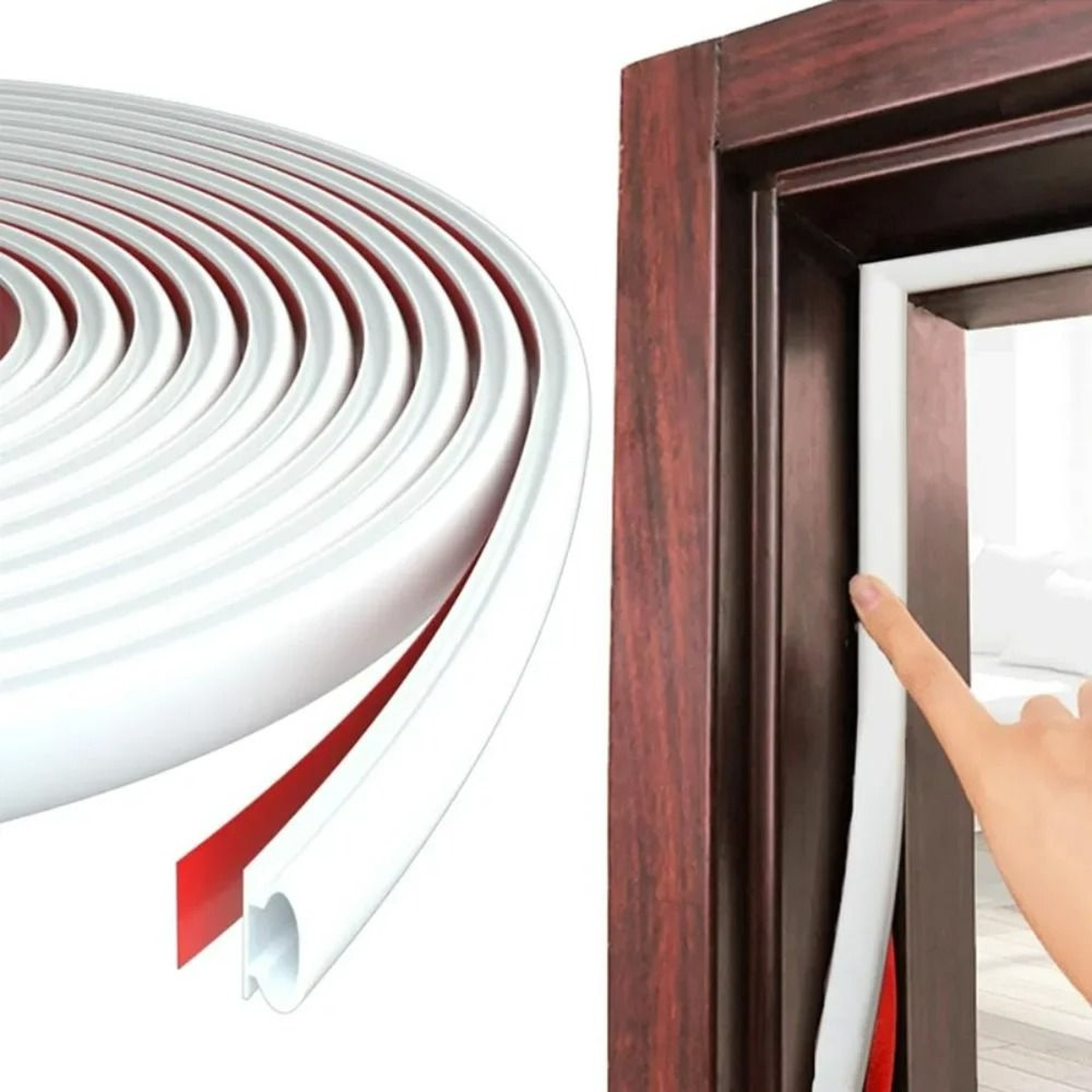 DShape HeavyDuty Rubber Door Sealing Strip 8
