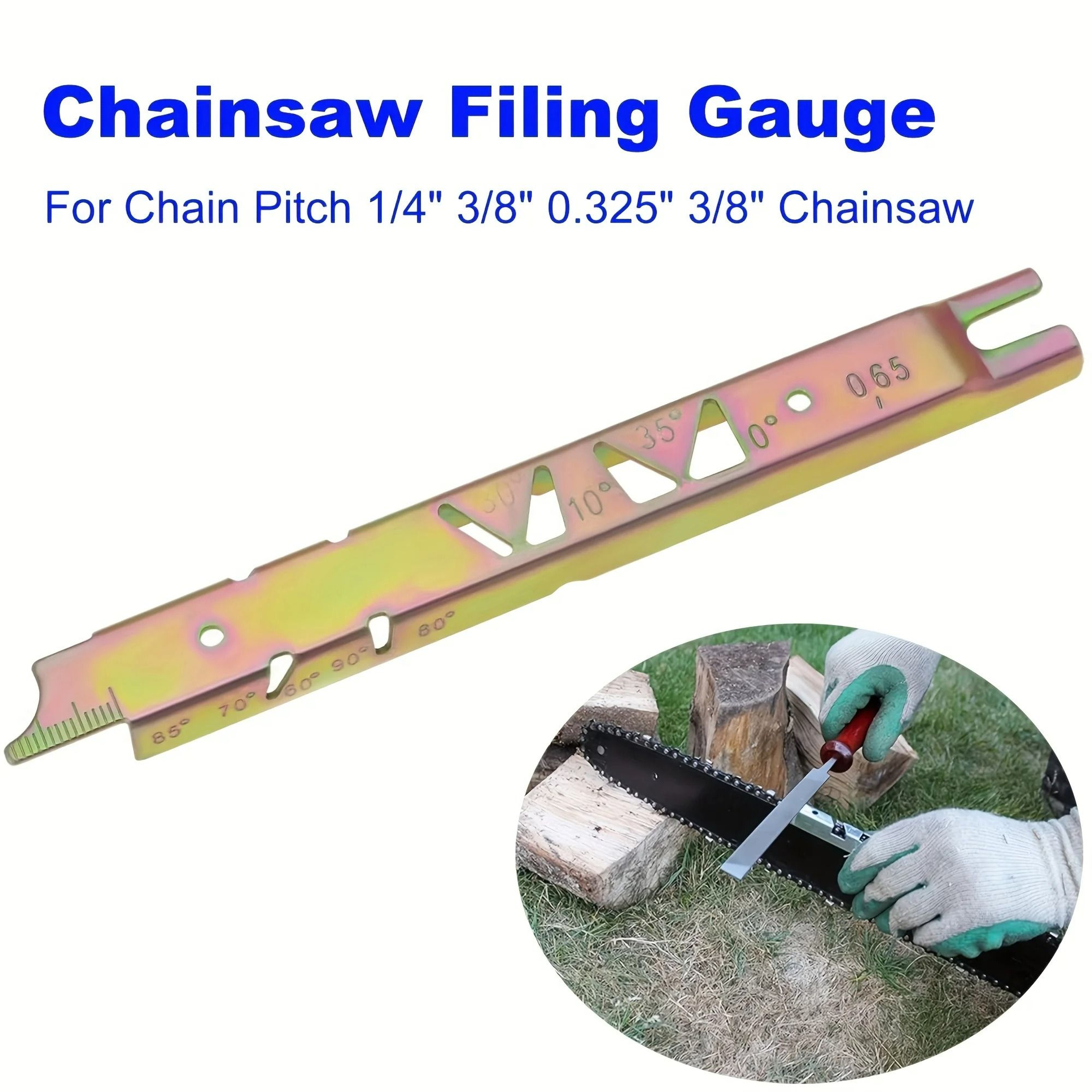Chainsaw Depth Gauge  Flat File Maintenance Set 5