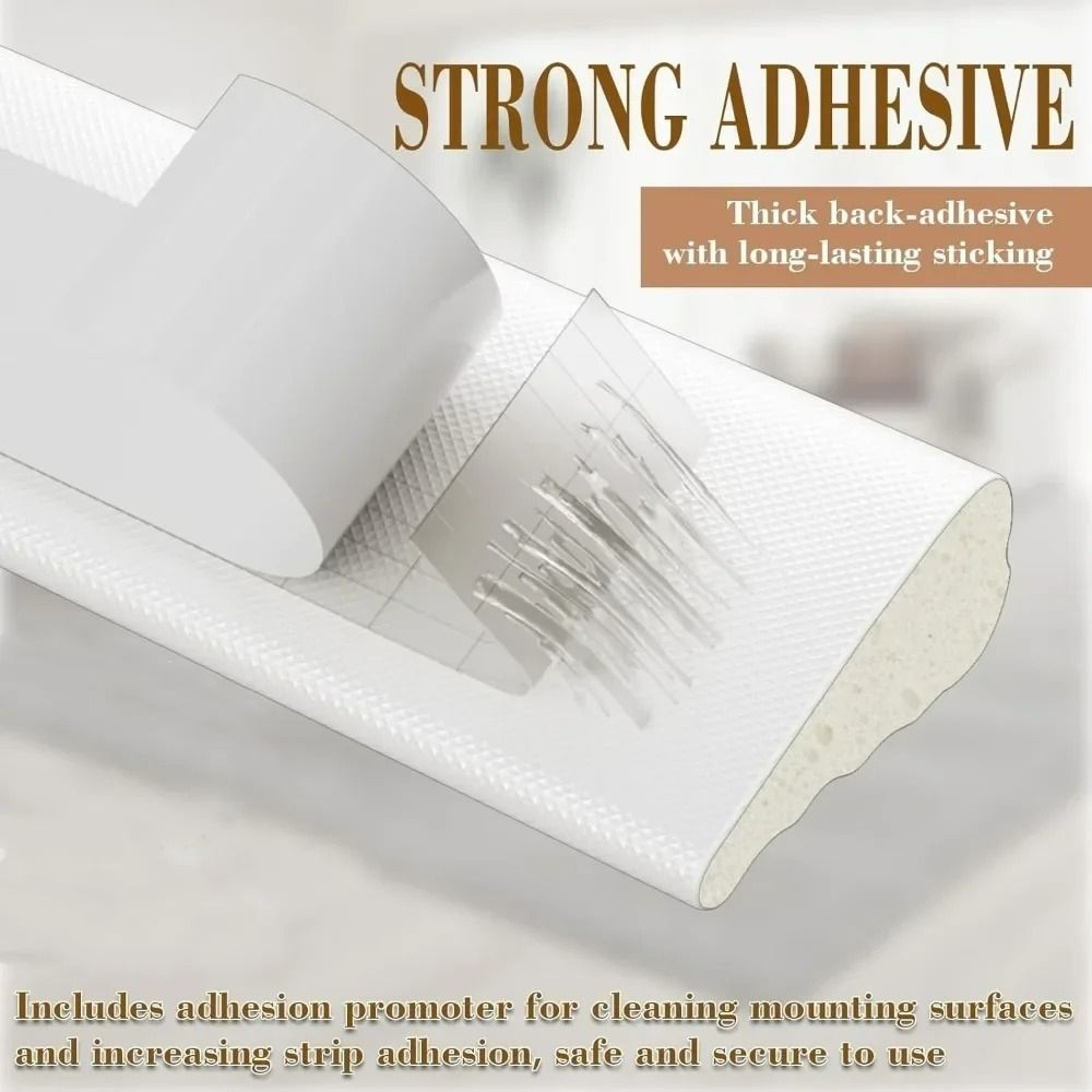 HighDensity PU Wedge Door  Window Weather Stripping 4