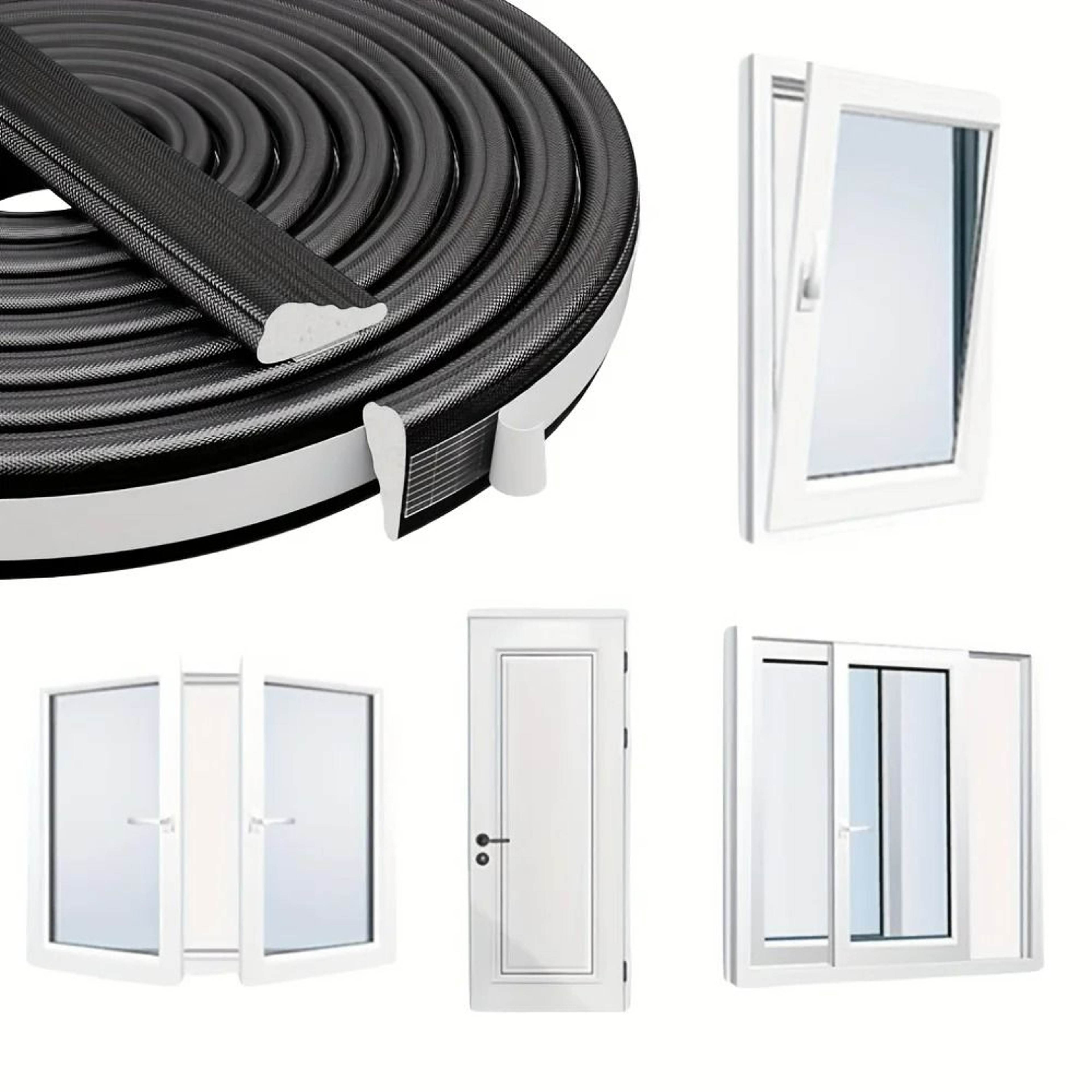 HighDensity PU Wedge Door  Window Weather Stripping 8