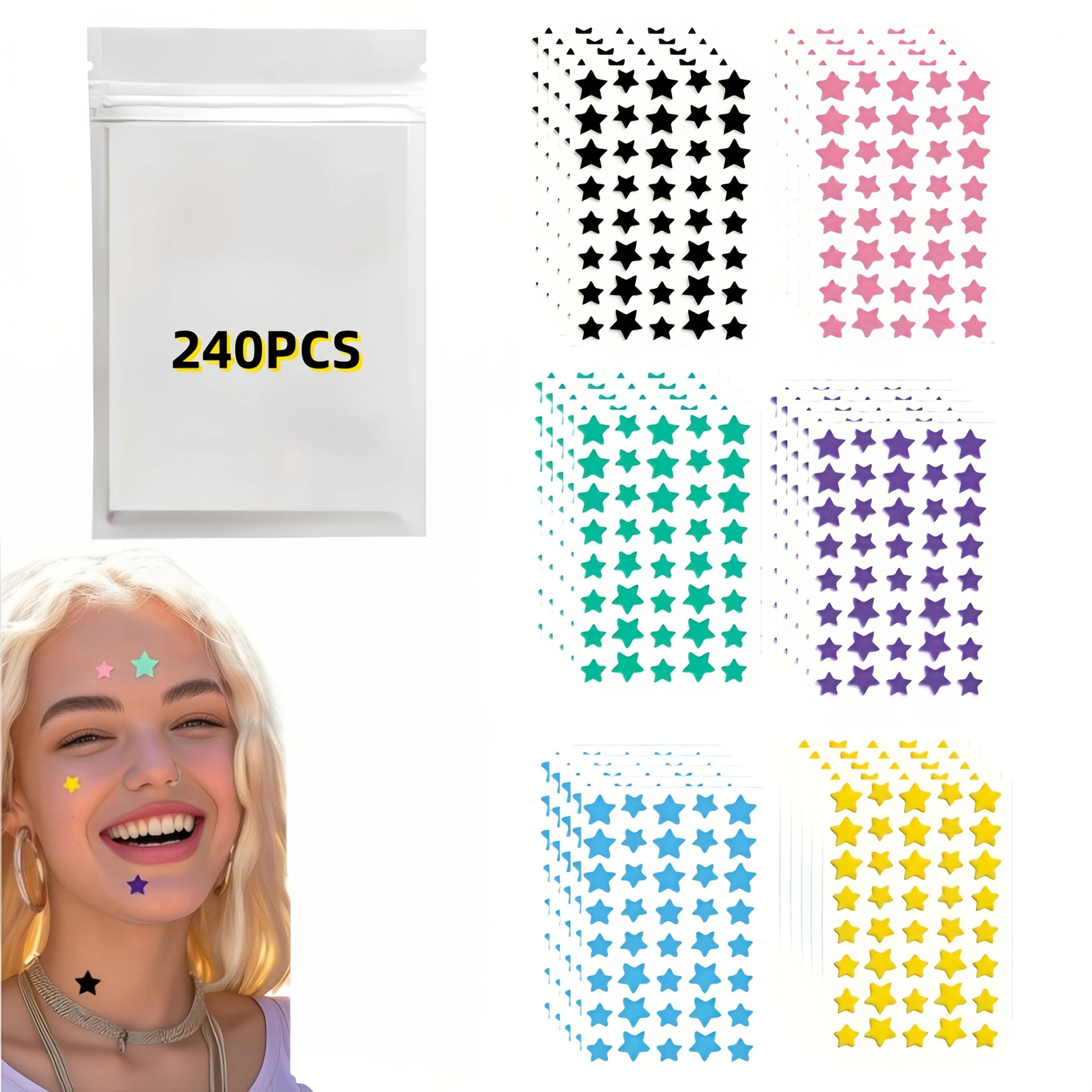 Superstar Hydrocolloid Pimple Patches 7 Colors 280Piece Mega Pack 2