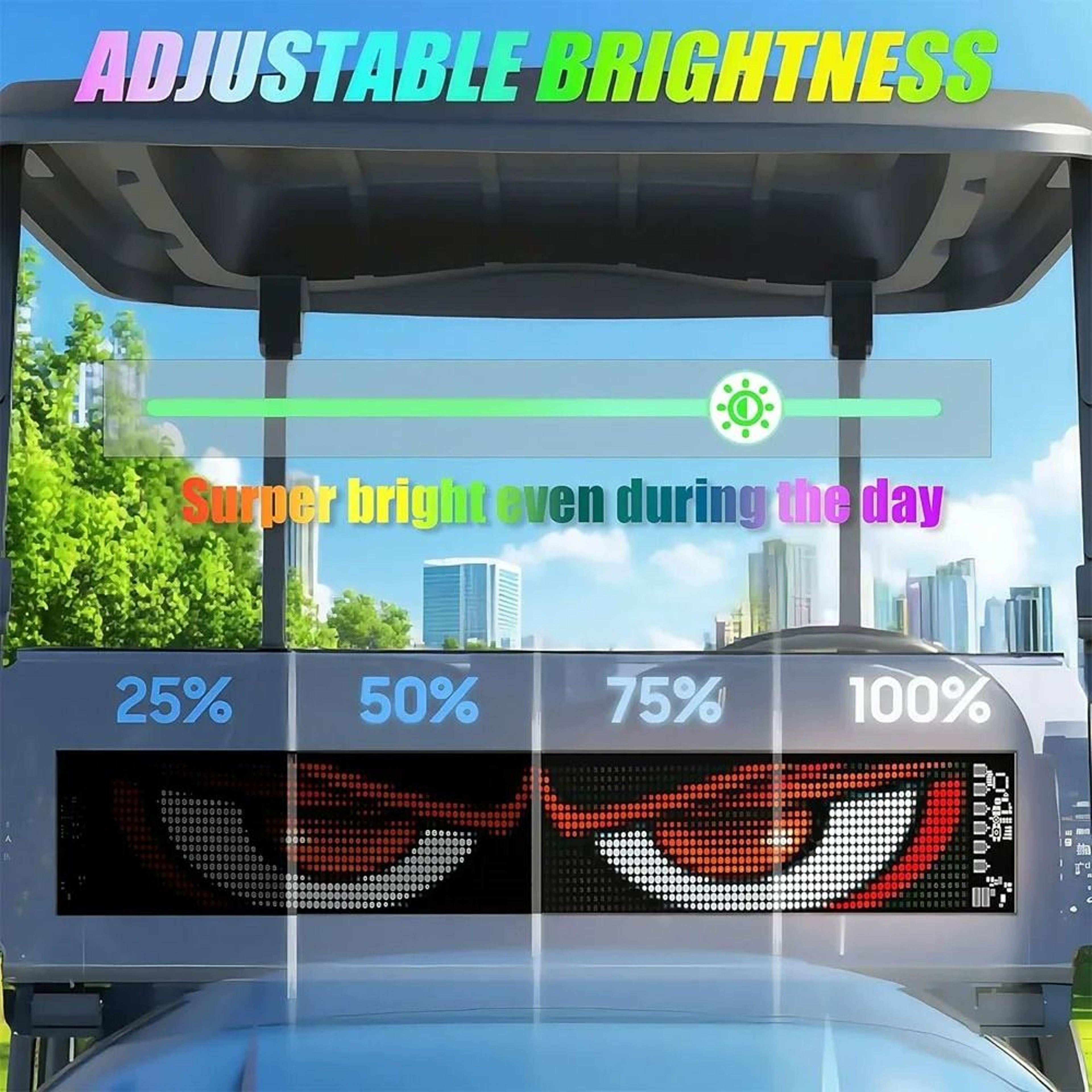 Programmable LED Scrolling Sign Bluetooth App Control 1