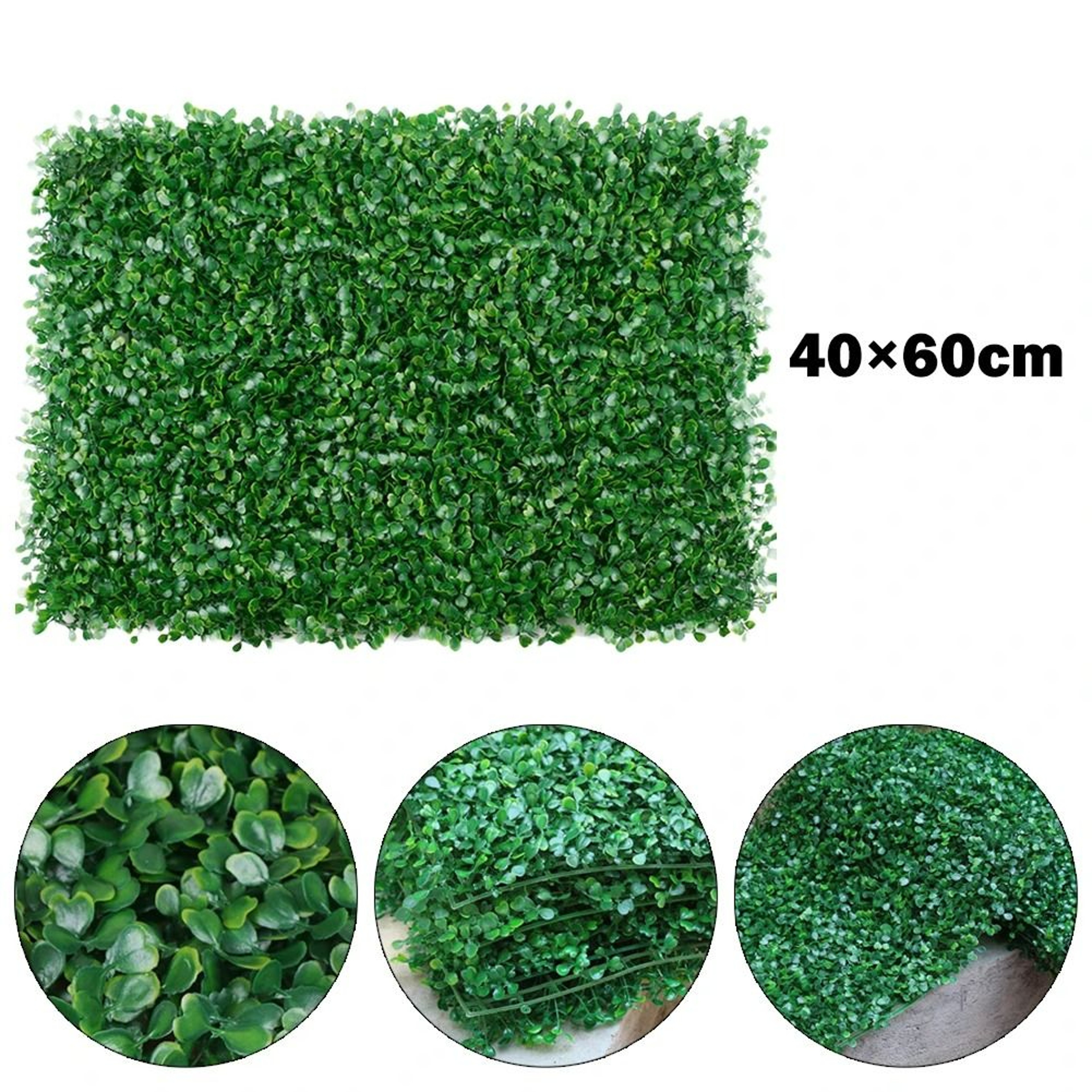 16 In X 24 In Artificial Greenery Plant Wall Panels 0