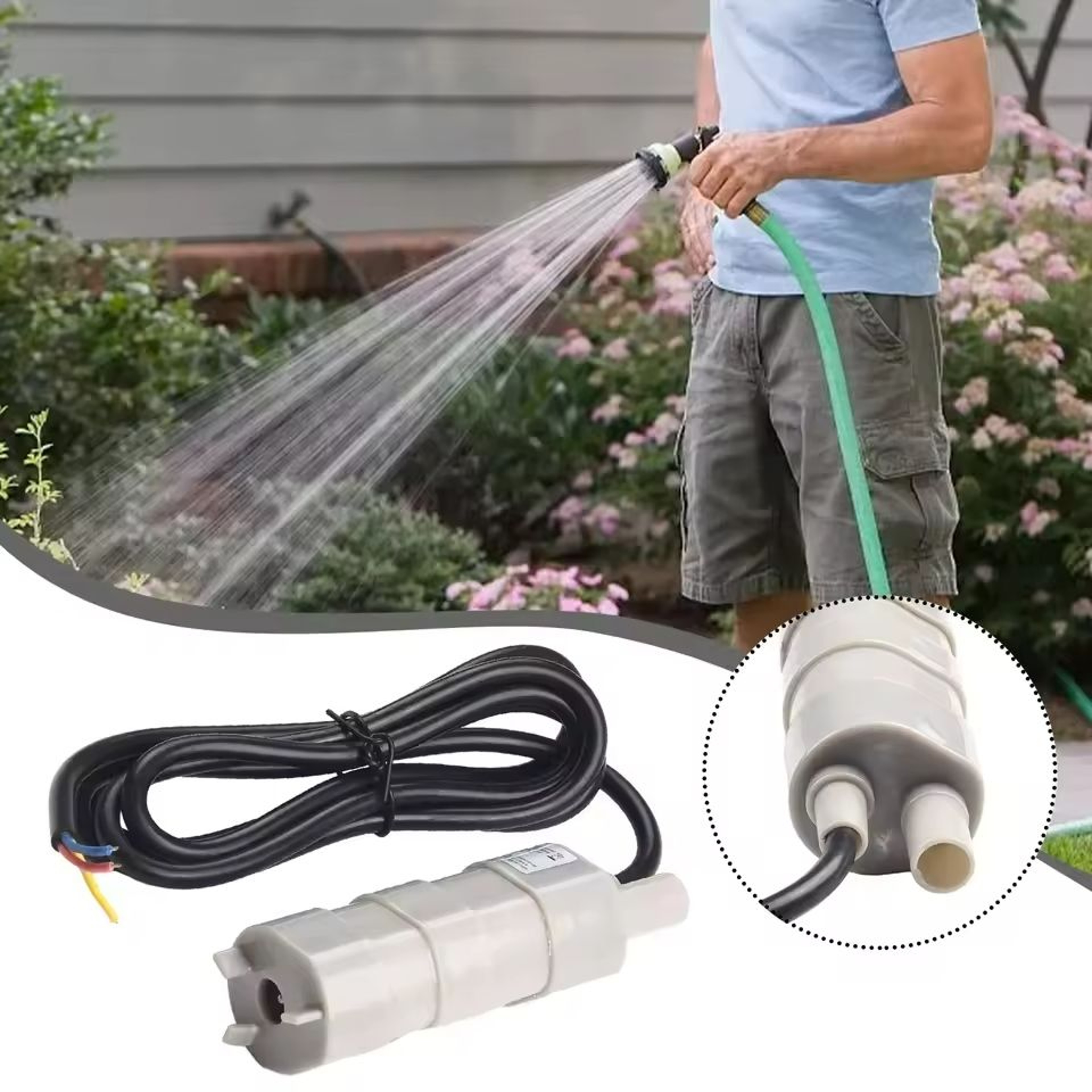 12V HighFlow 260 GPH Submersible Water Pump 0