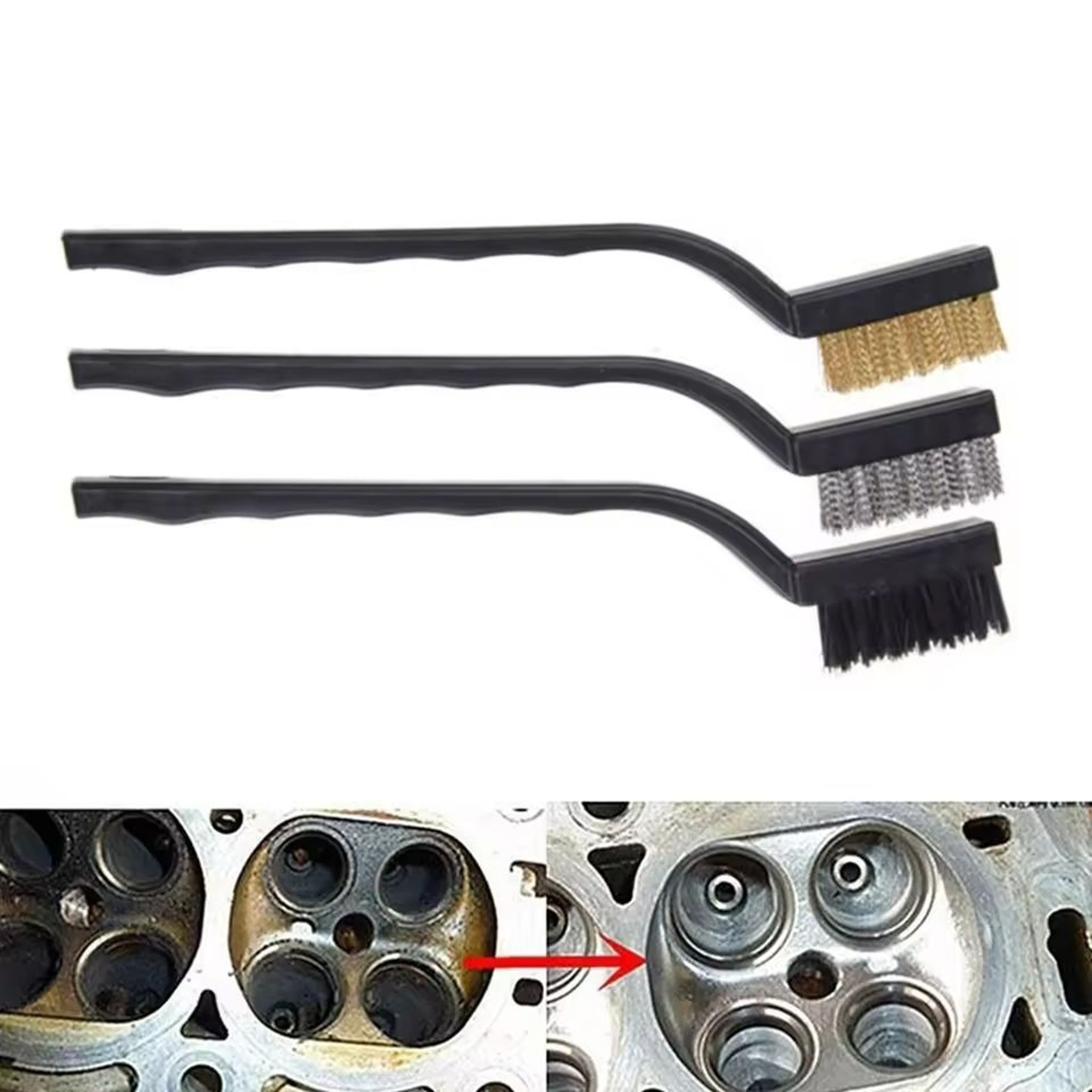 MultiPurpose Rust  Detail Cleaning Wire Brush 0