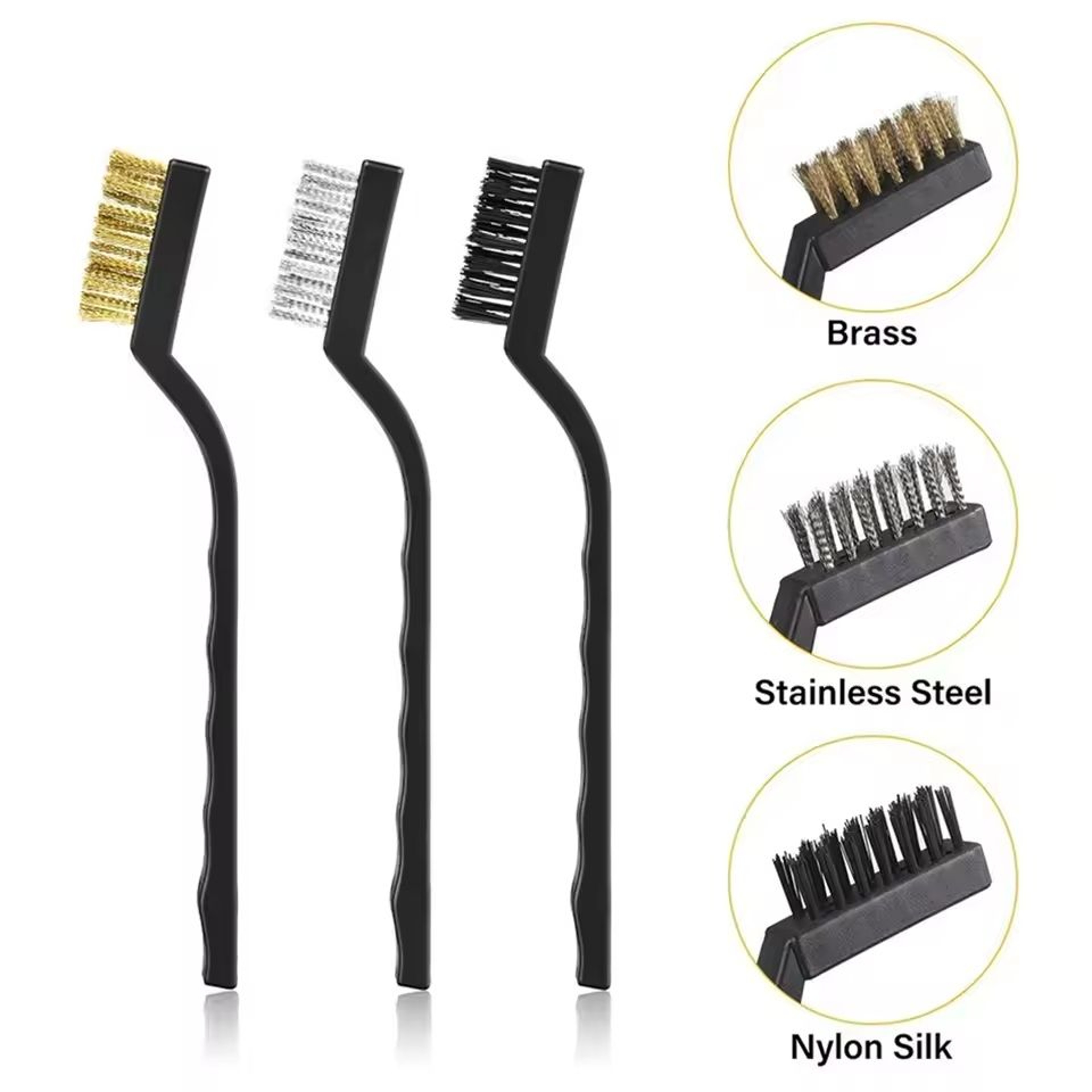 MultiPurpose Rust  Detail Cleaning Wire Brush 1