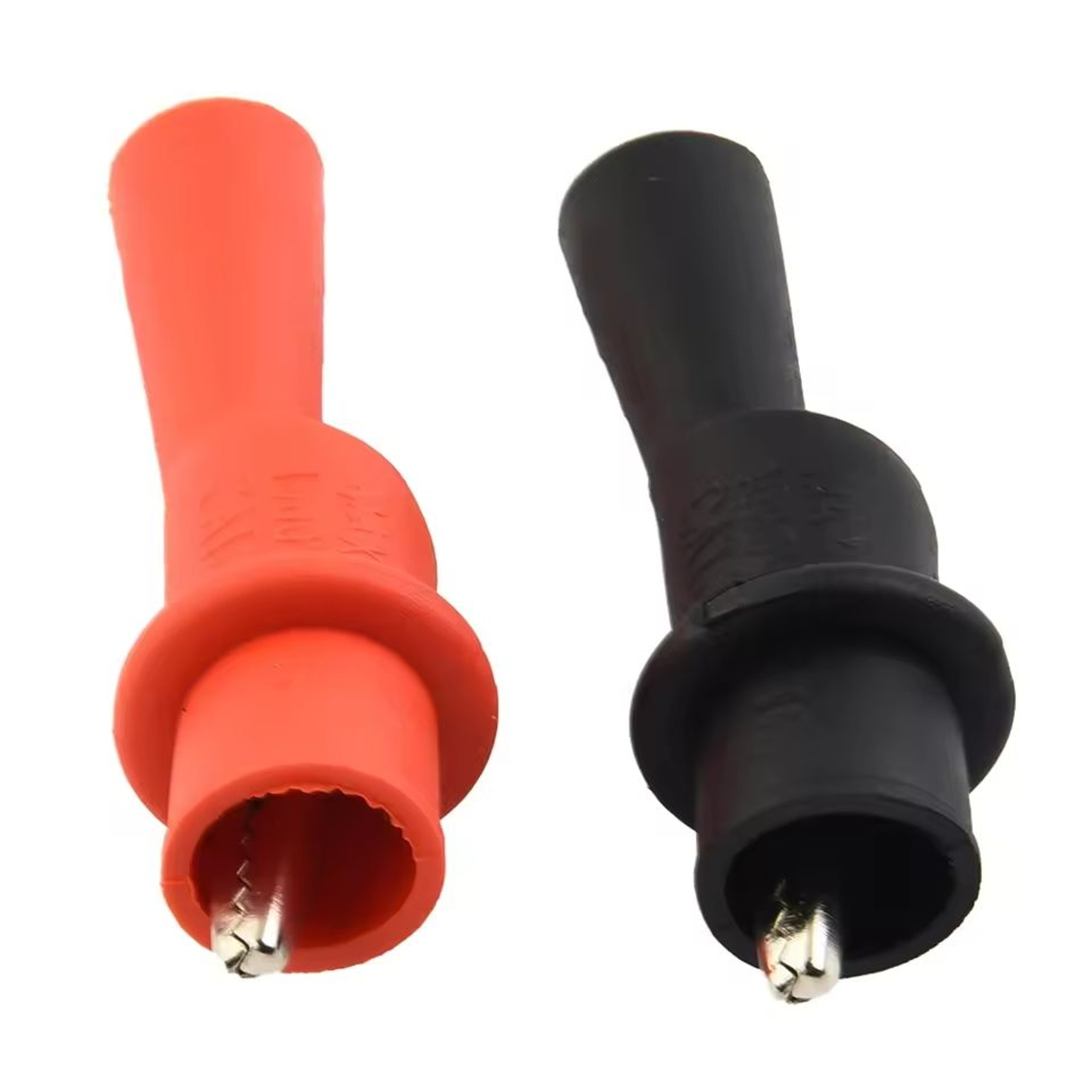 Red And Black Multimeter Test Clip Clamp Set 2Piece Pack 1