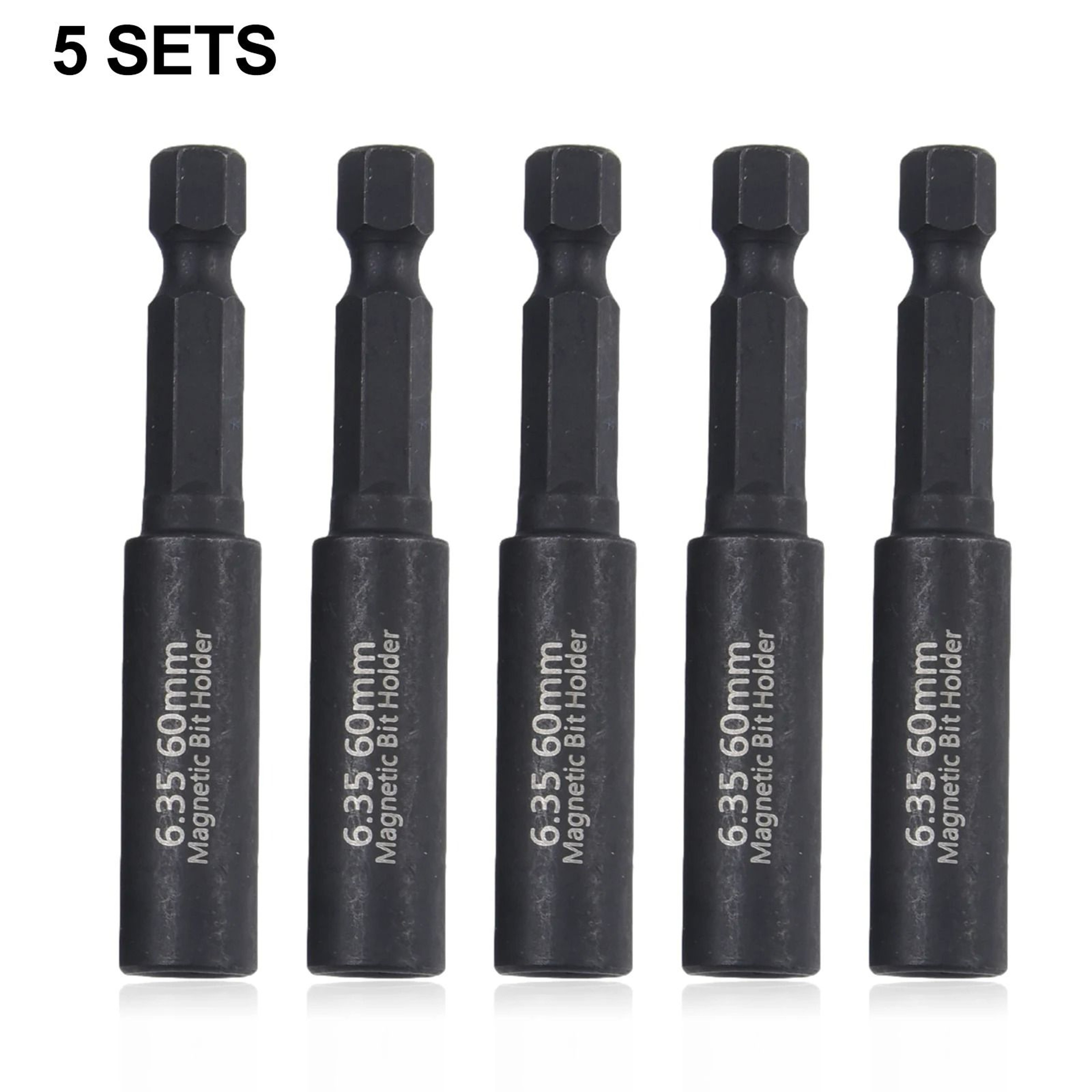14 In Hex Magnetic Screwdriver Extension Bit Holder Set 5Piece Pack 0