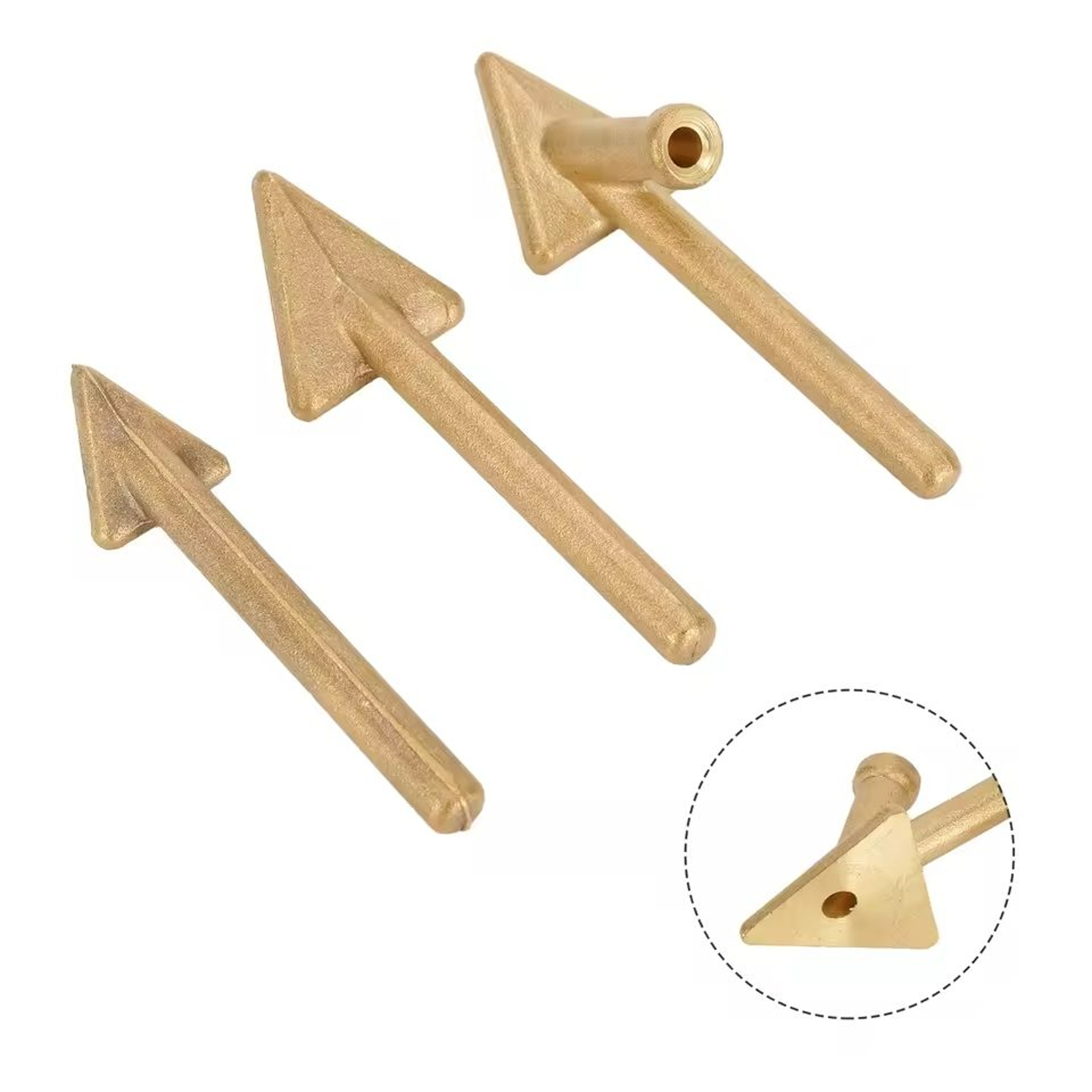 80W Plastic Welder Replacement Soldering Tips 3Piece Pack 4