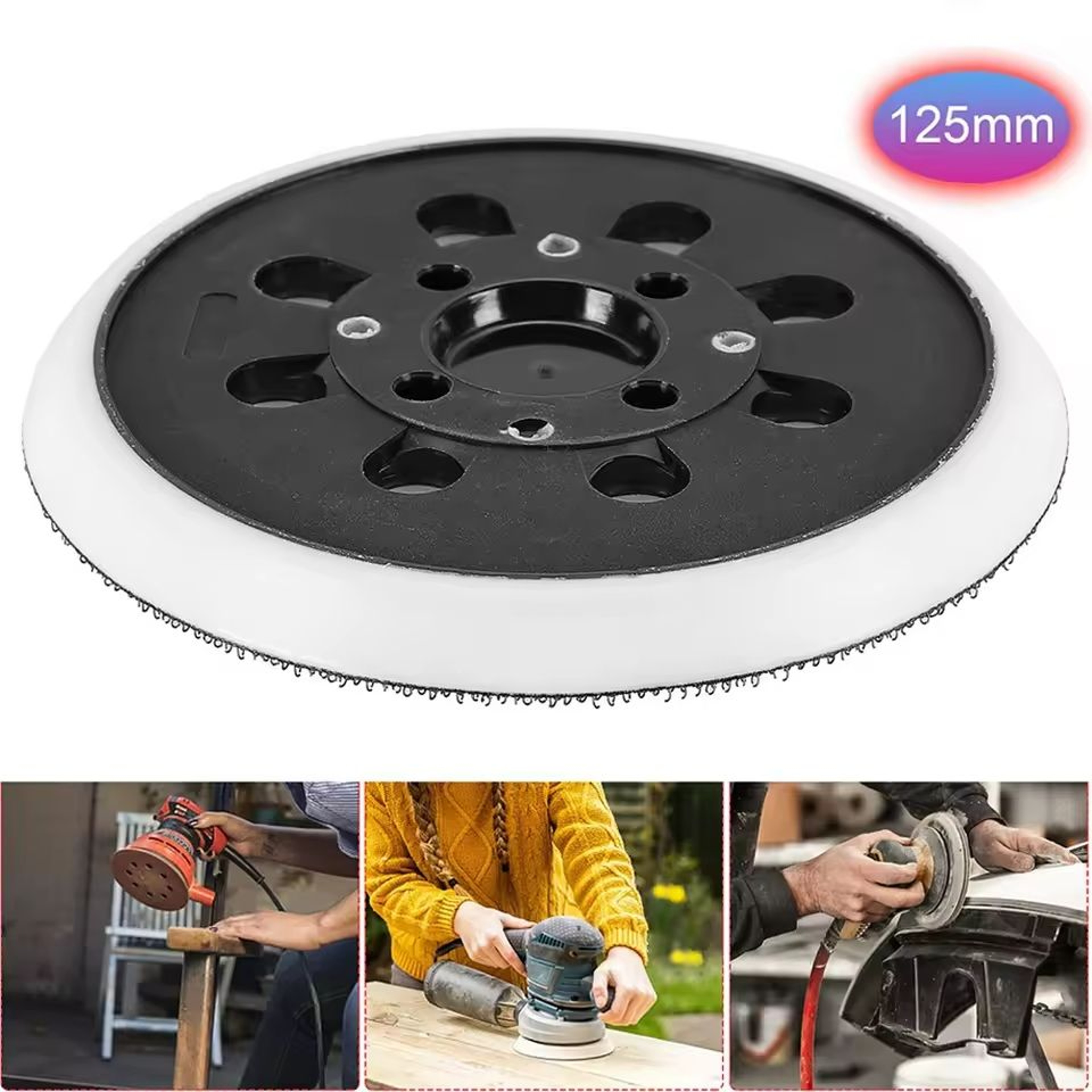 5 In HookandLoop Replacement Sander Backing Pad 0