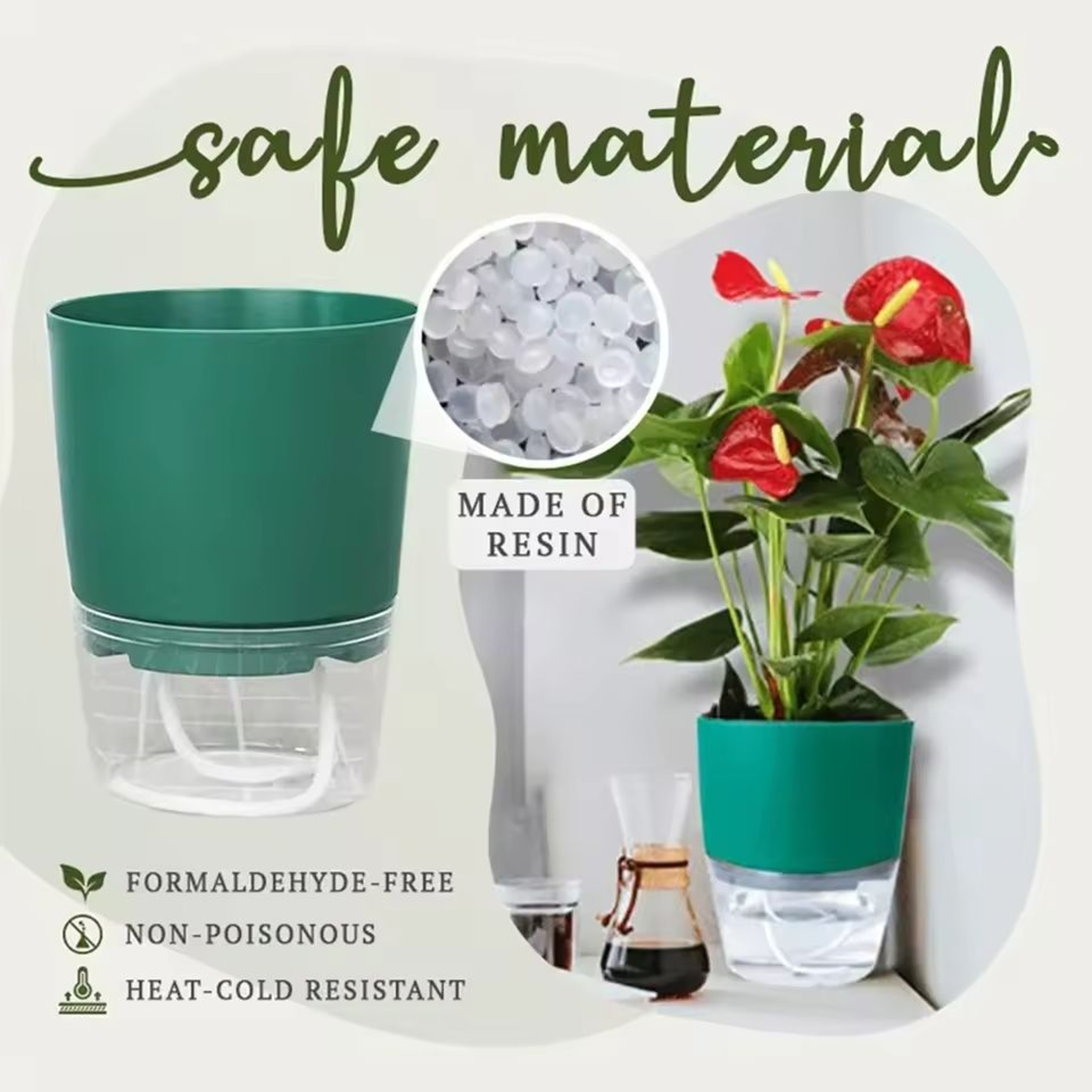 Minimalist SelfWatering Hydroponic Planter 4