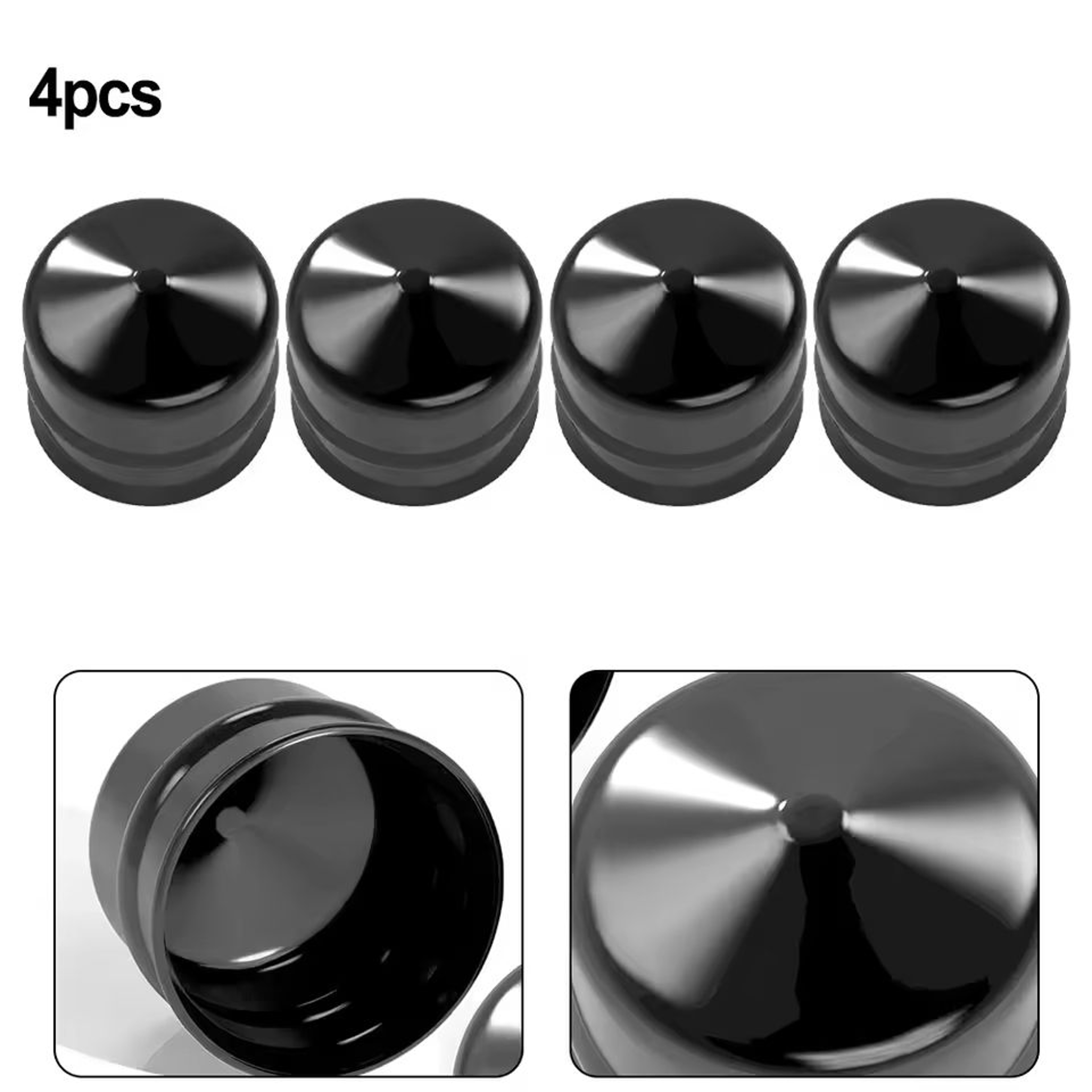 4Piece Lawn Tractor Axle Hub Cap Set 5