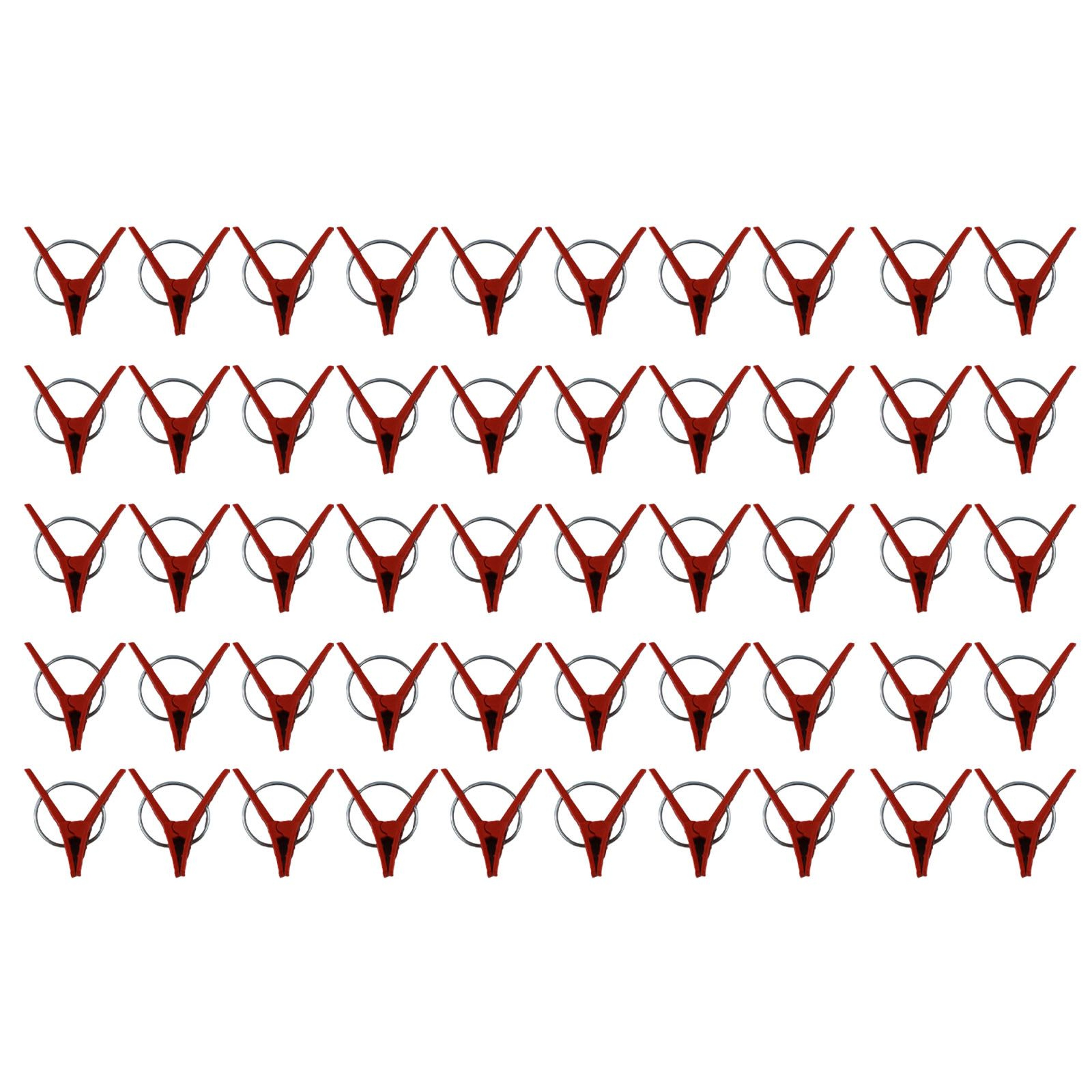 Mini Plastic Plant Grafting Clips 50Piece Pack 6