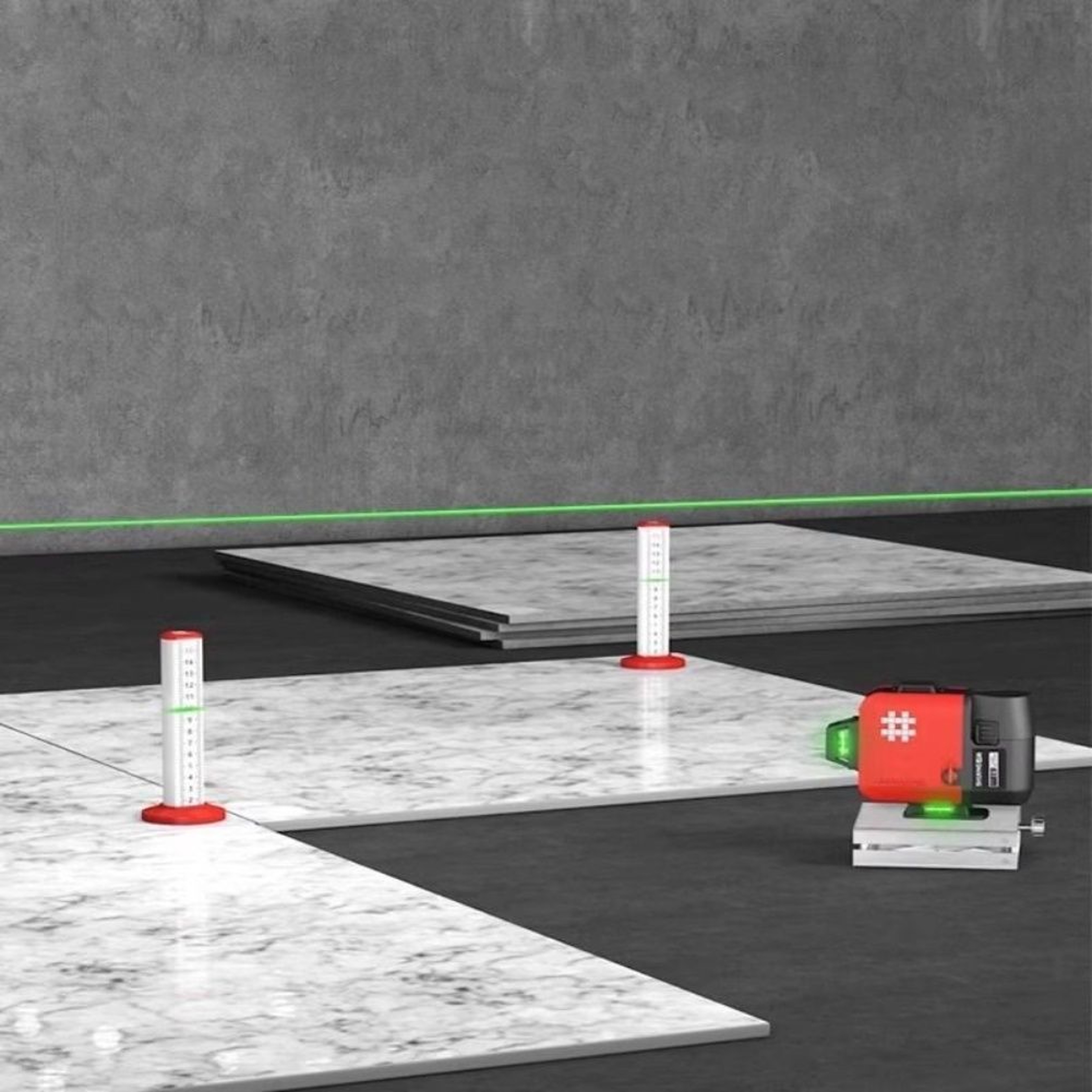 Light Steel Keel Suspended Ceiling Leveling Ruler 2Piece Pack 1