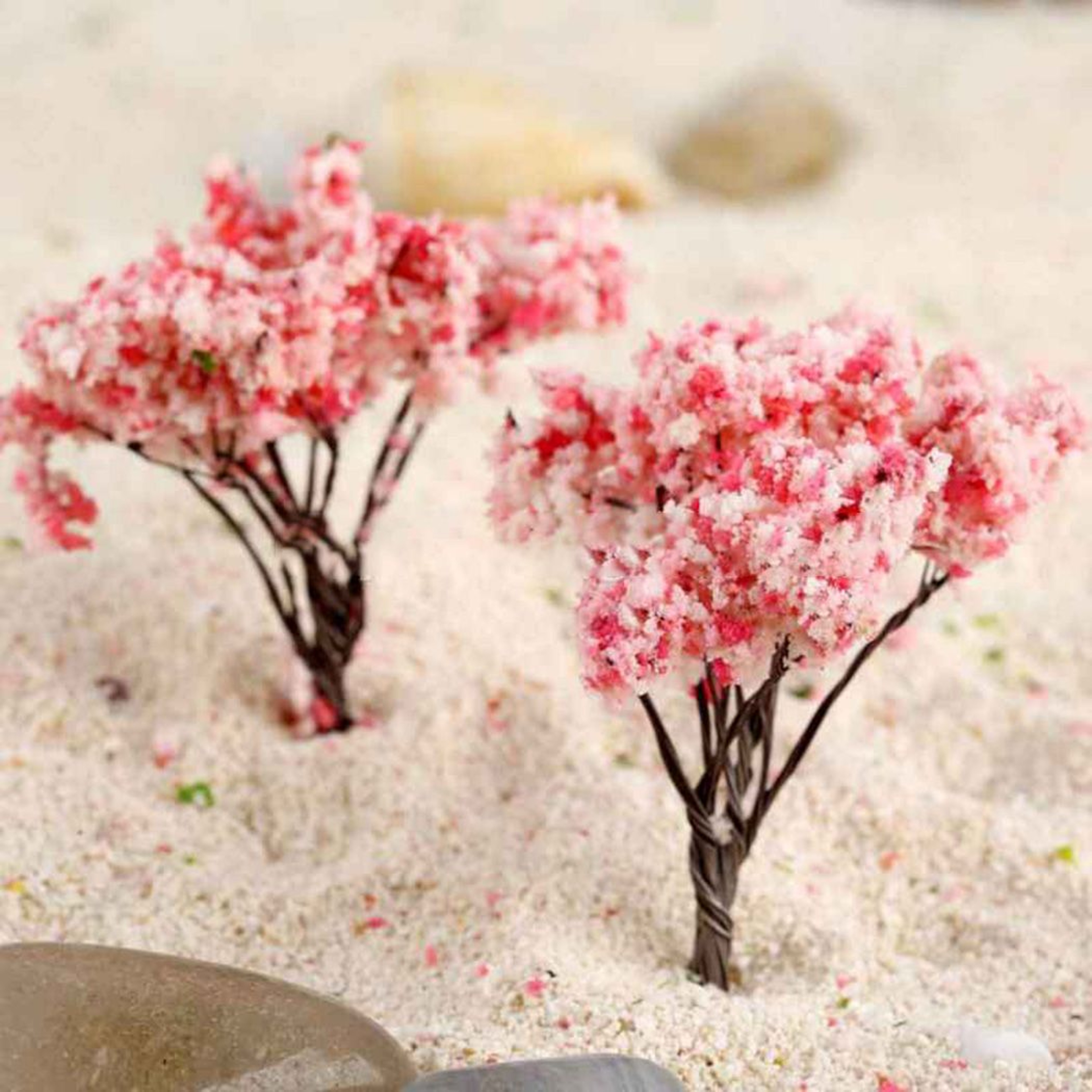 Mini Cherry Blossom Flower Tree Models 20Piece Pack 5