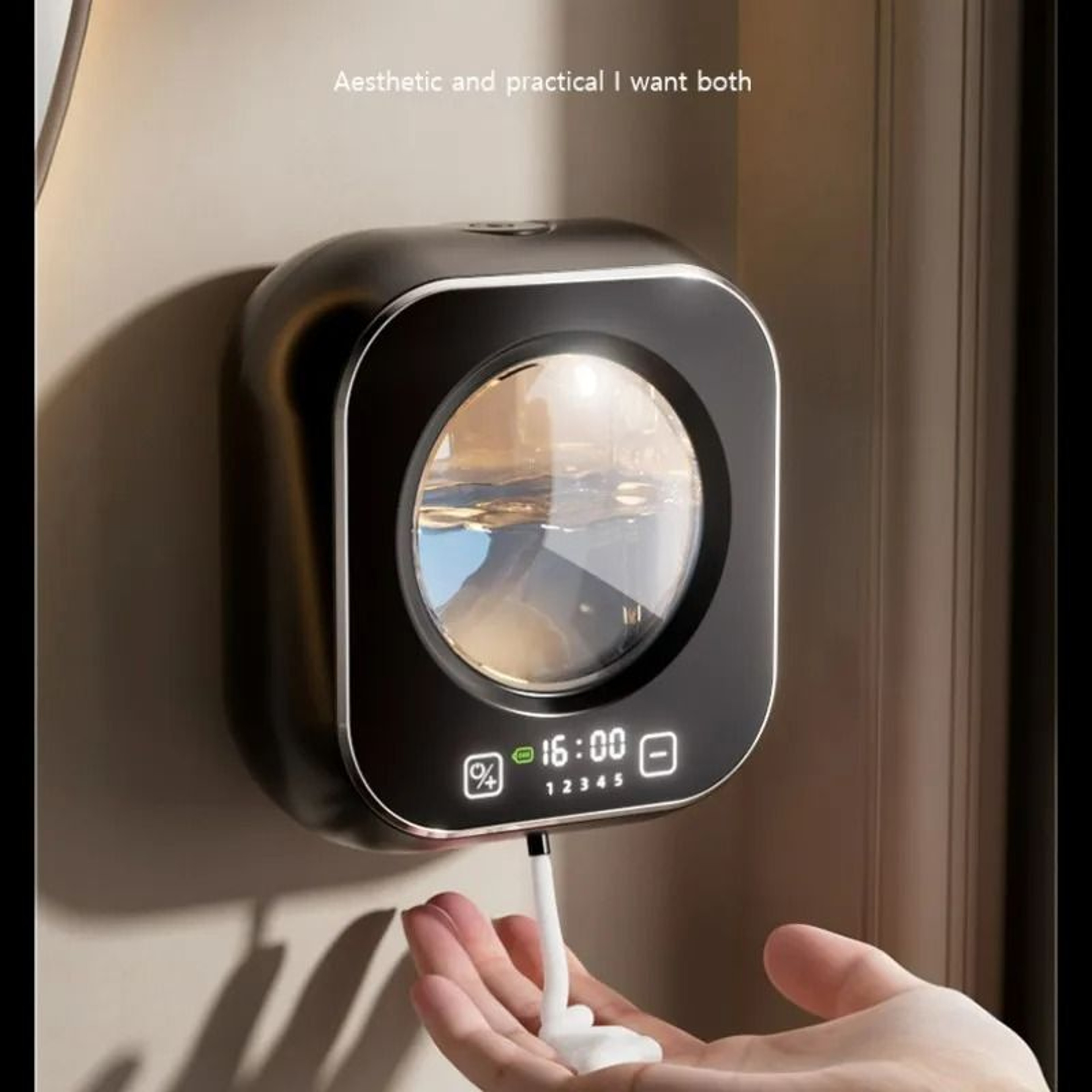 WallMounted Intelligent Automatic Soap Dispenser Touchless  USBC Rechargeable 2