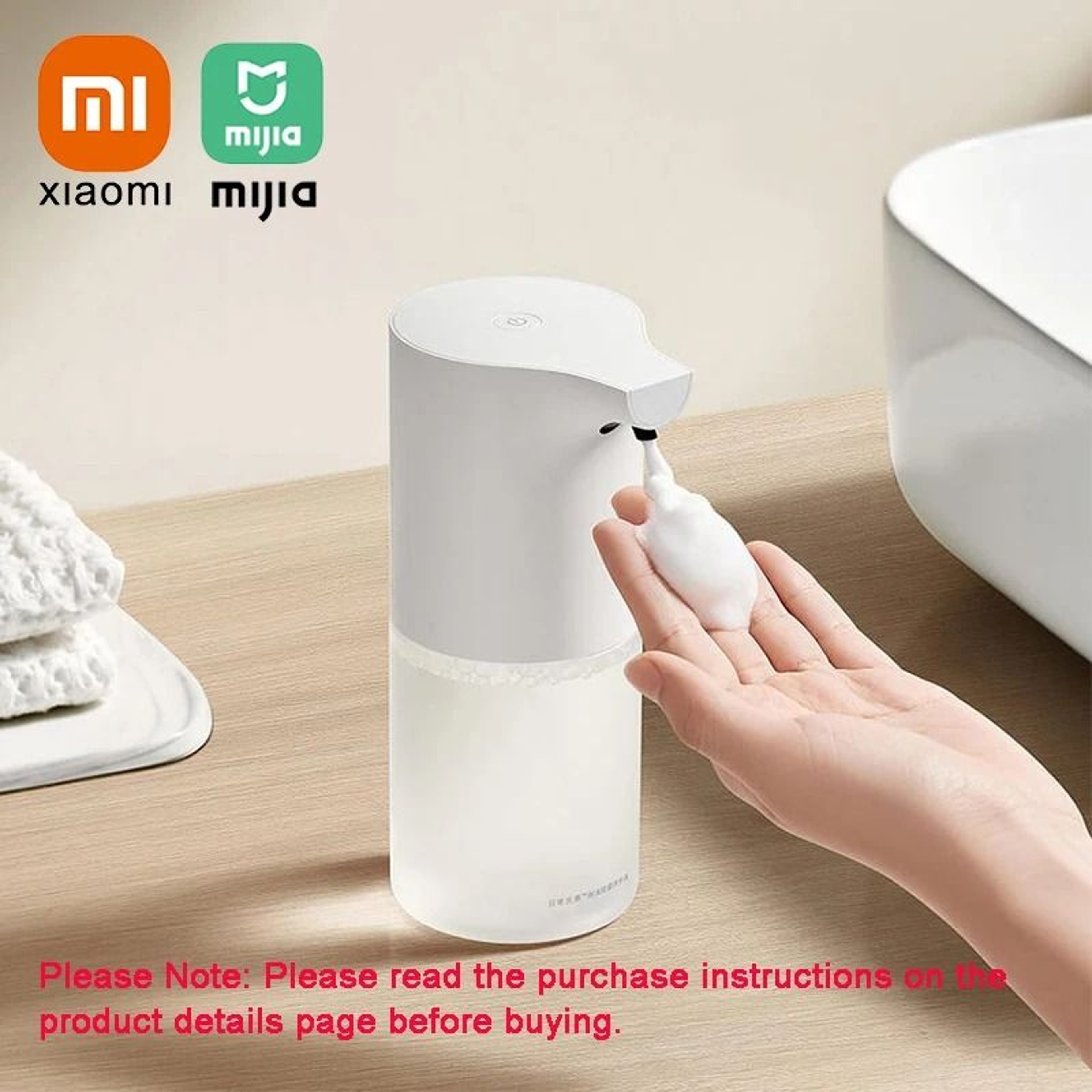 Minimalist Automatic Induction Foam Soap Dispenser TypeC Rechargeable 0