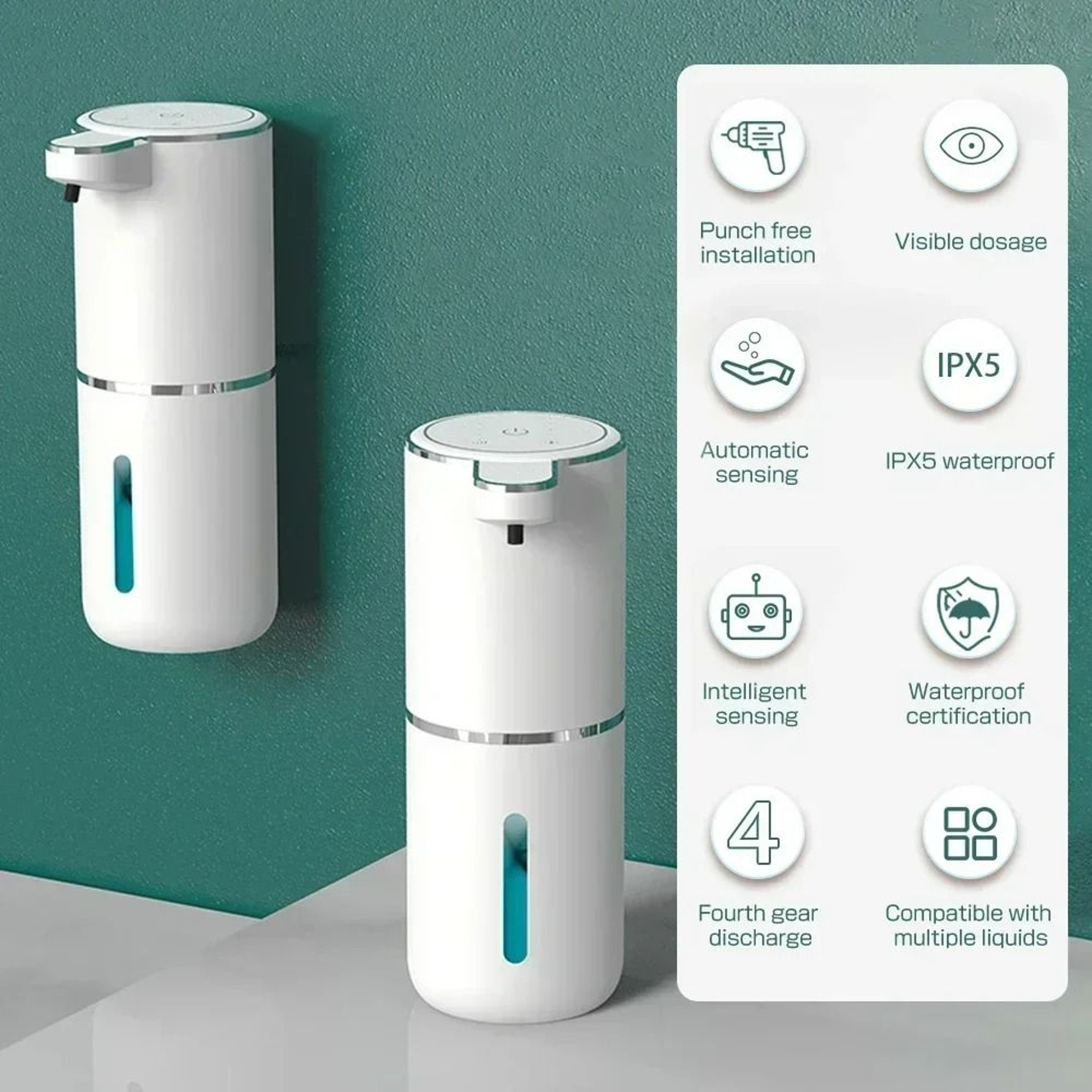 Automatic Foam Soap P11 Dispenser Smart Hand Washer 4