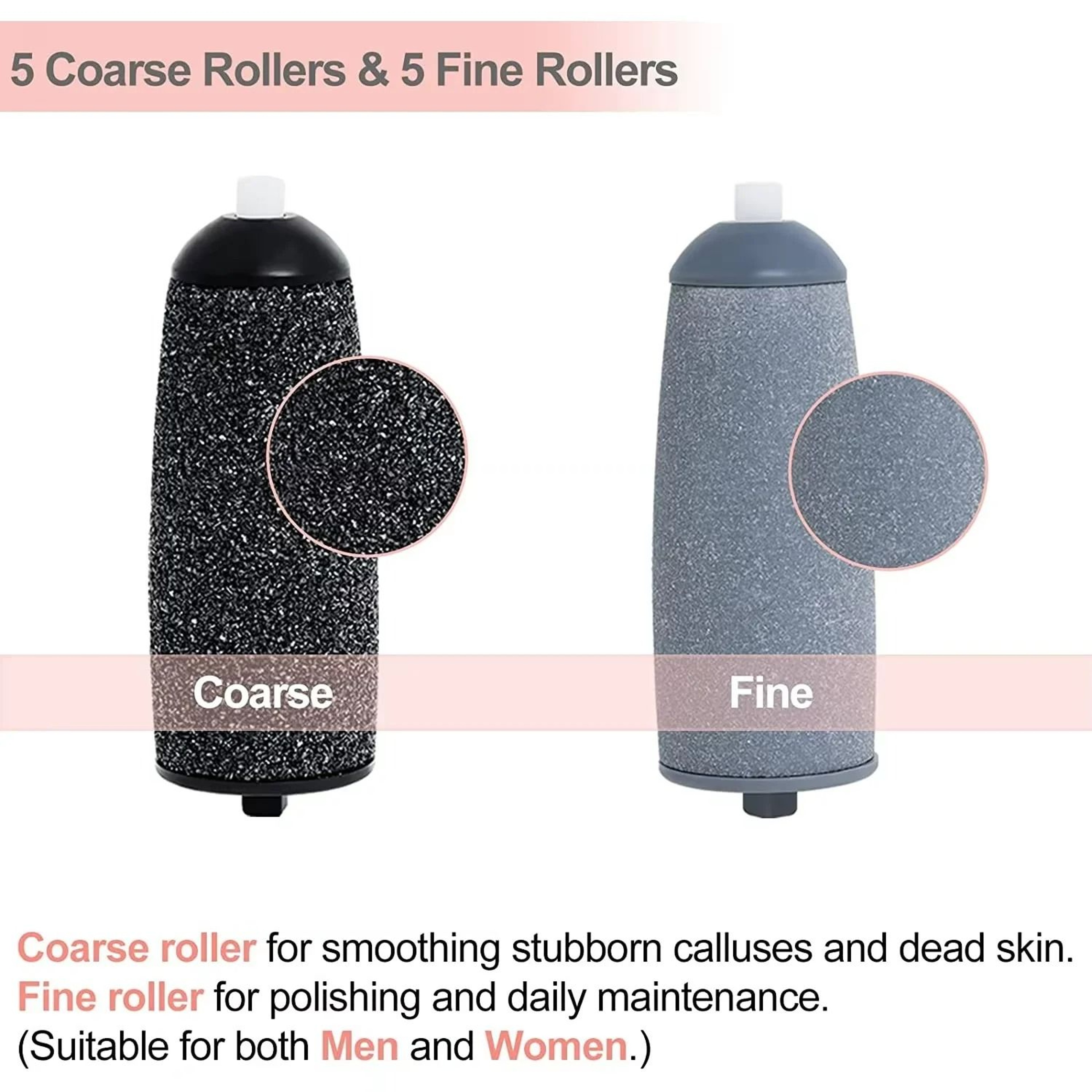 Rechargeable Electric Foot File And Callus Remover 6