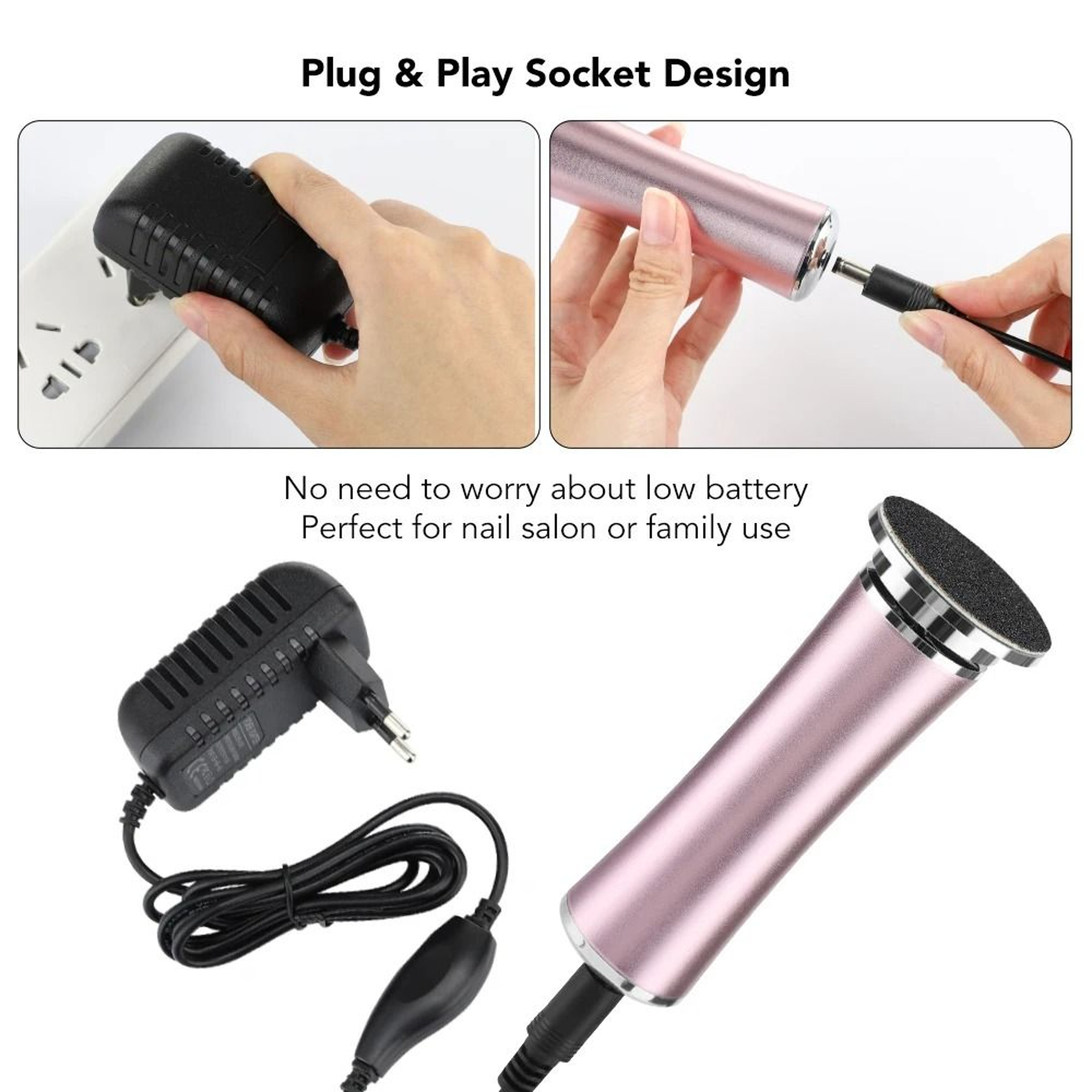 Electronic Foot Grinder And Pedicure Callus Remover 3