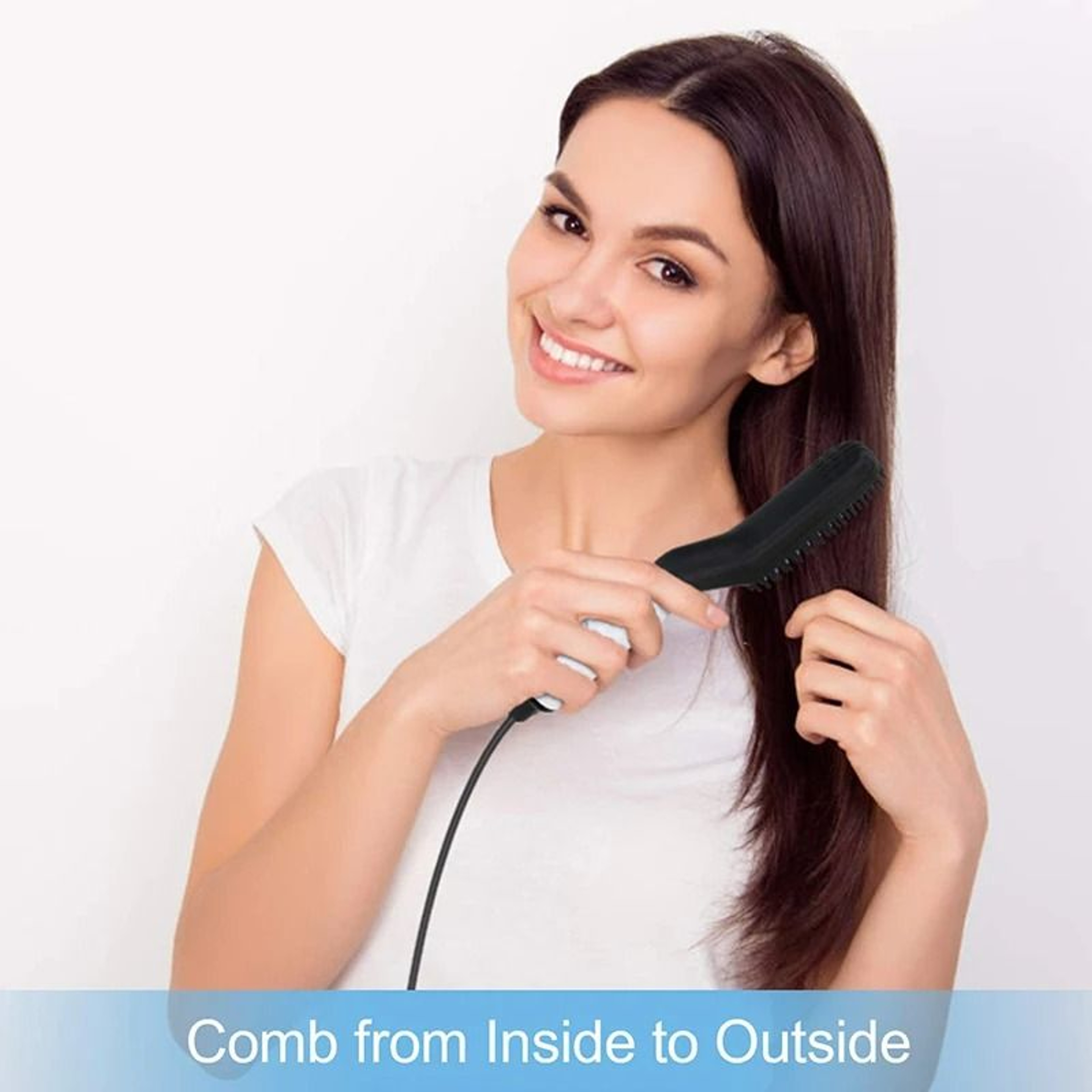 Multifunctional Quick Hair  Beard Straightener Comb 4