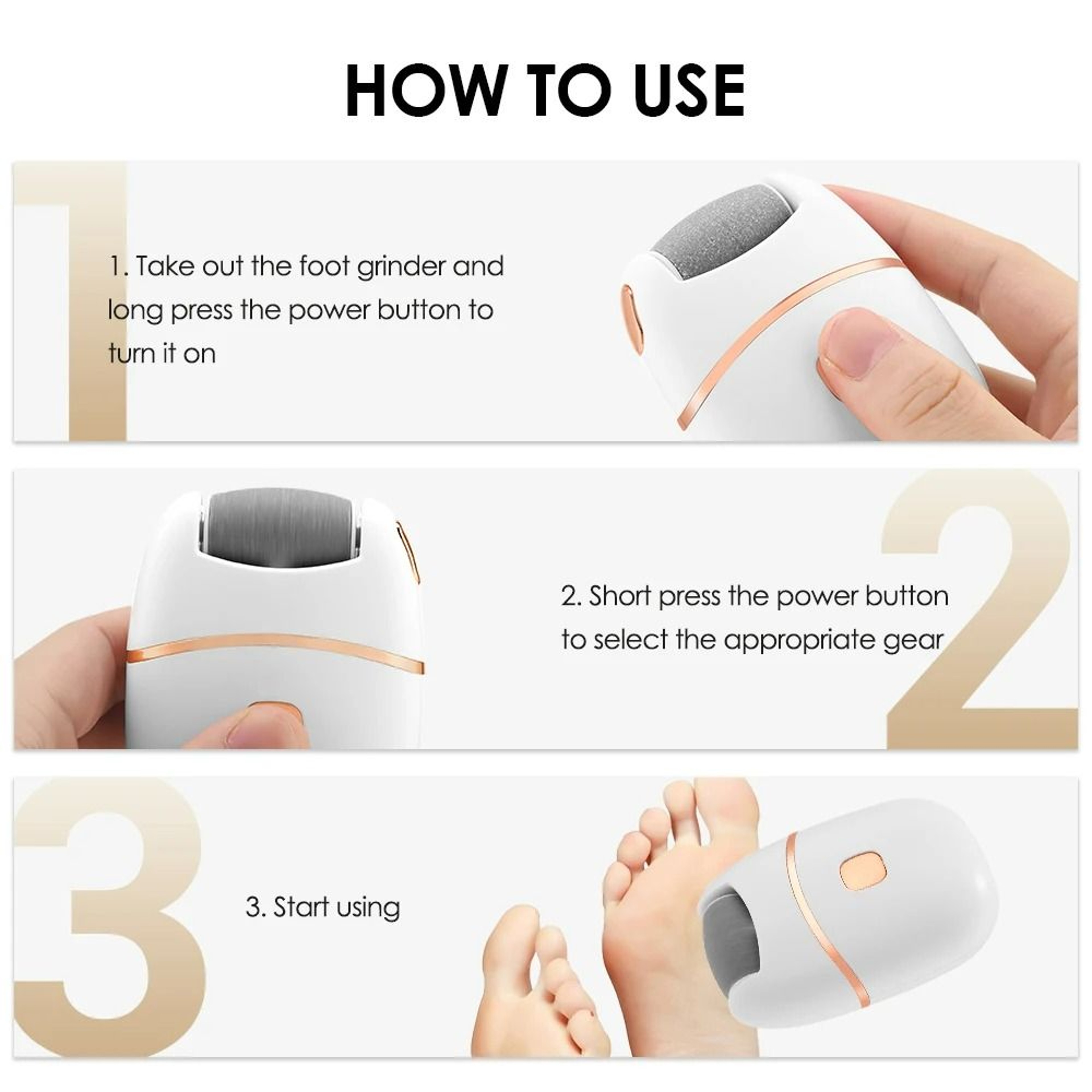 Electronic Foot Grinder  Pedicure Tool 3