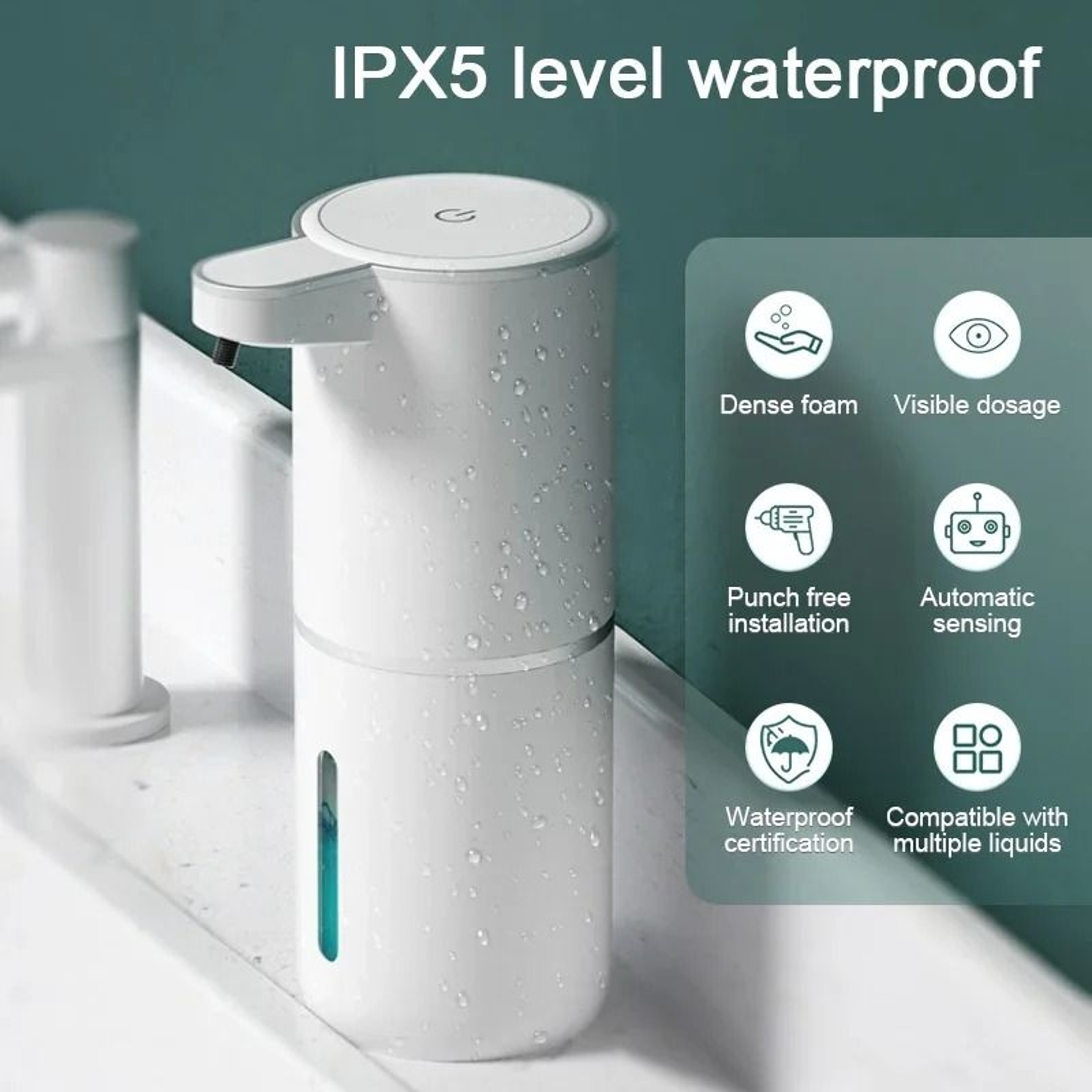 Automatic Smart Display Foam Soap Dispenser 1
