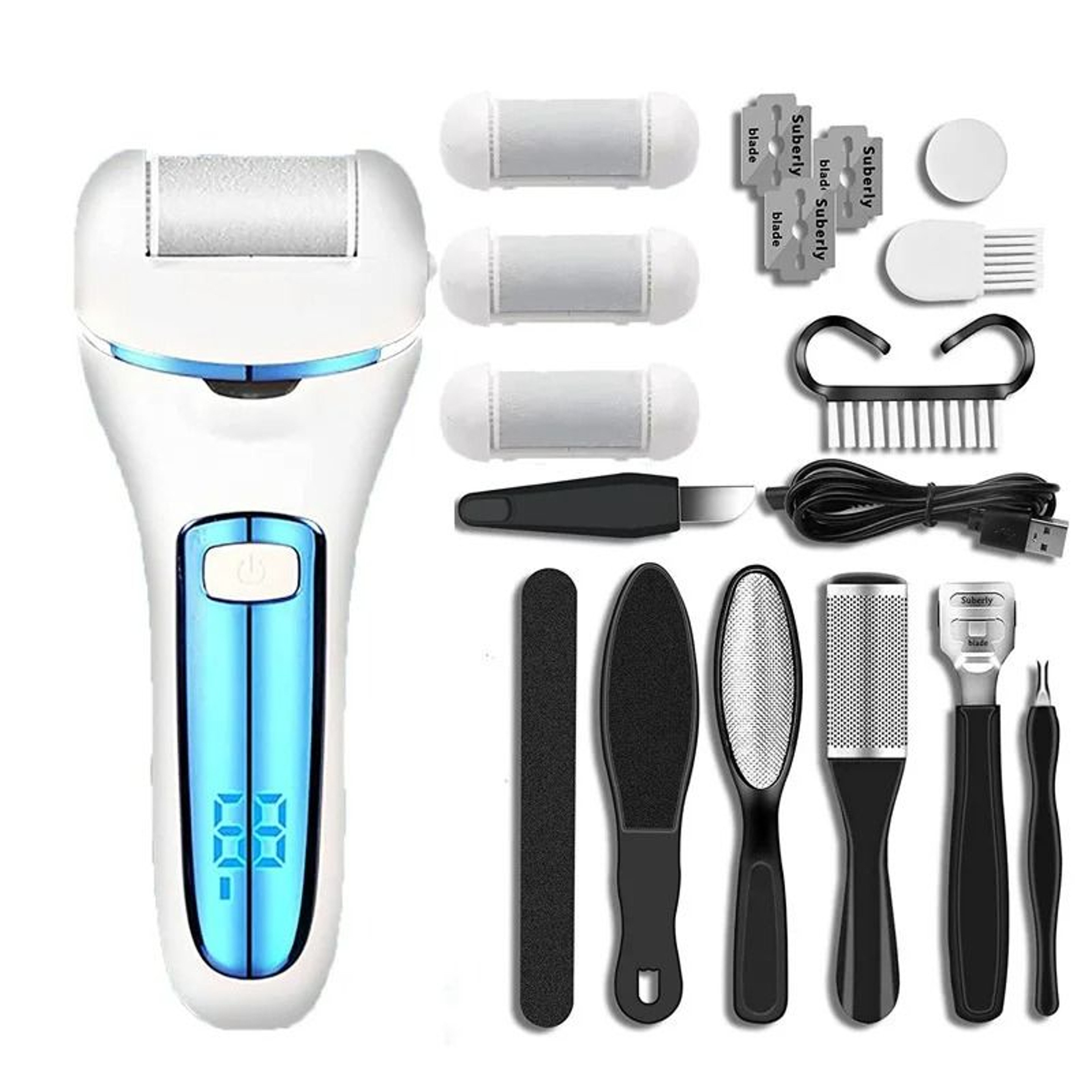 Professional Electric Foot Sandpaper Callus Remover 8
