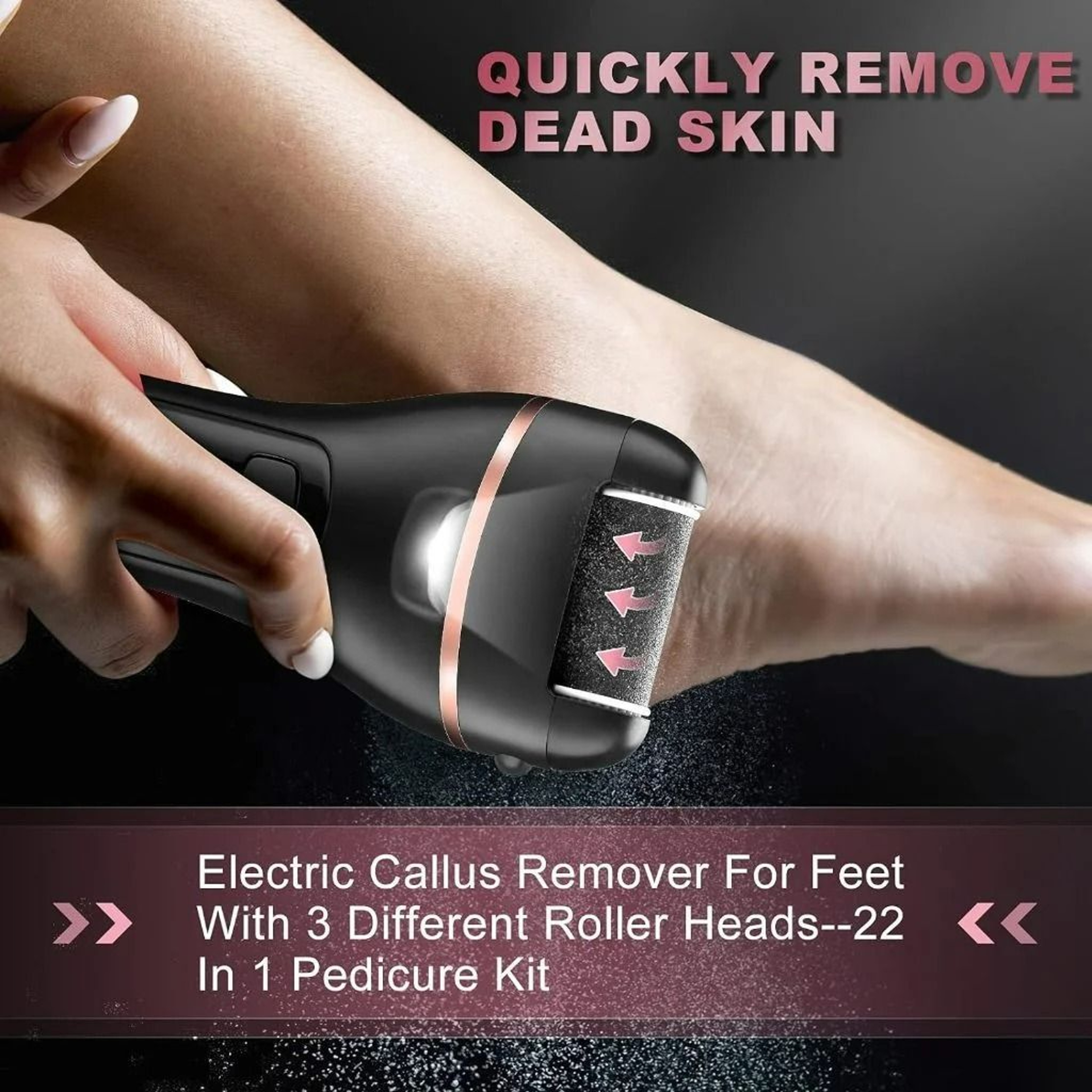 Portable Electric Foot Care Pedicure Set 3