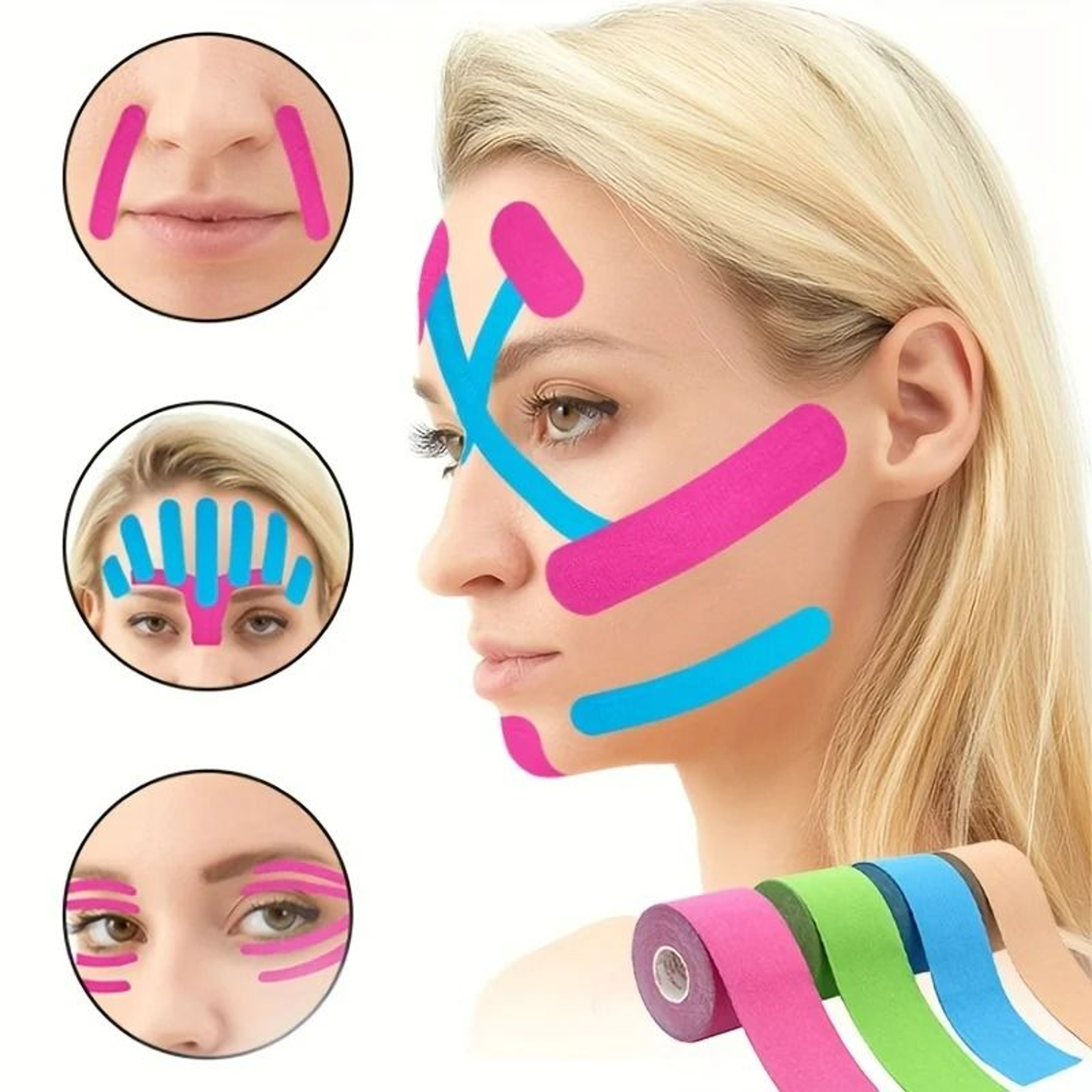 AntiWrinkle Face Kinesiology Tape 0