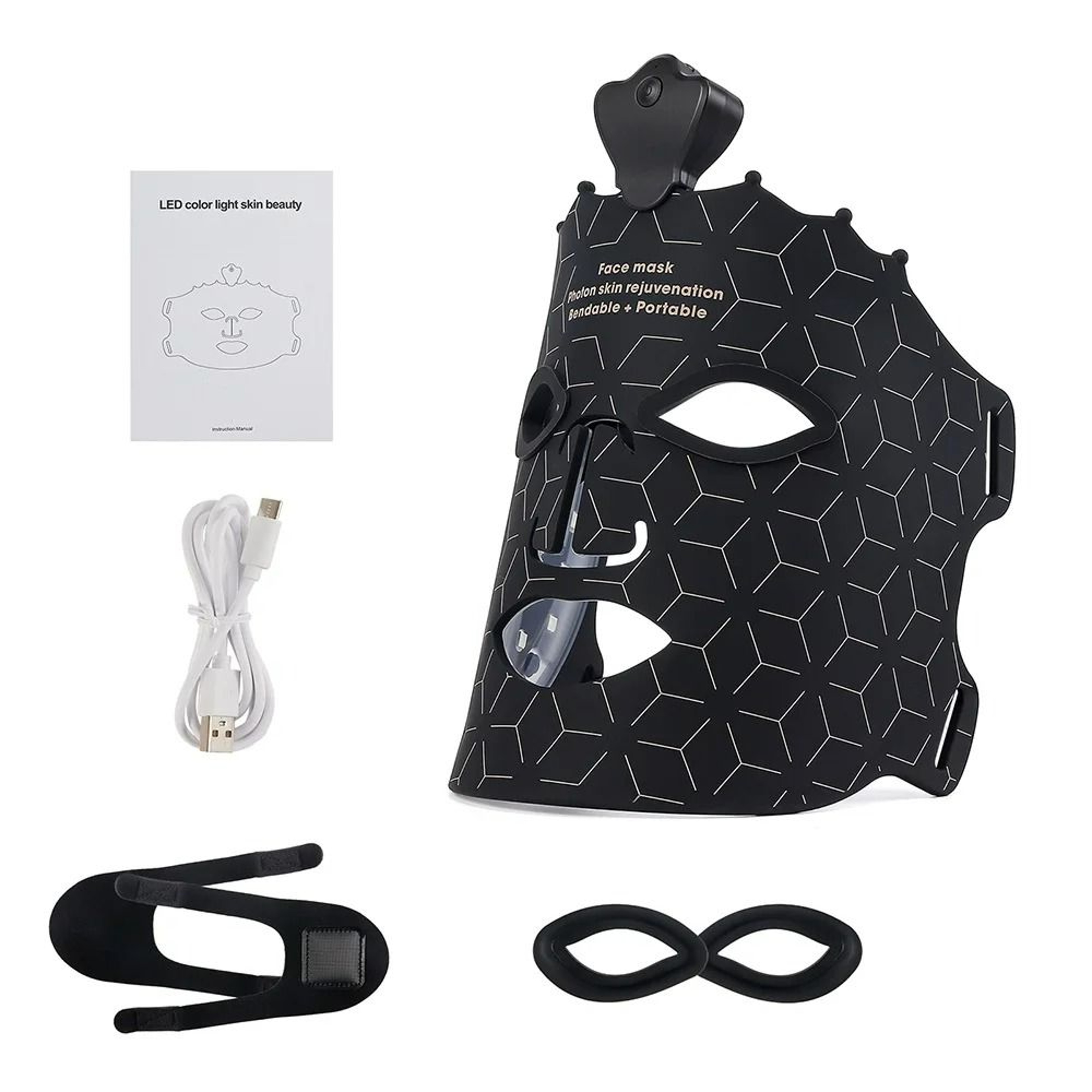 3D Wireless Photon Silicone LED Face Mask 9