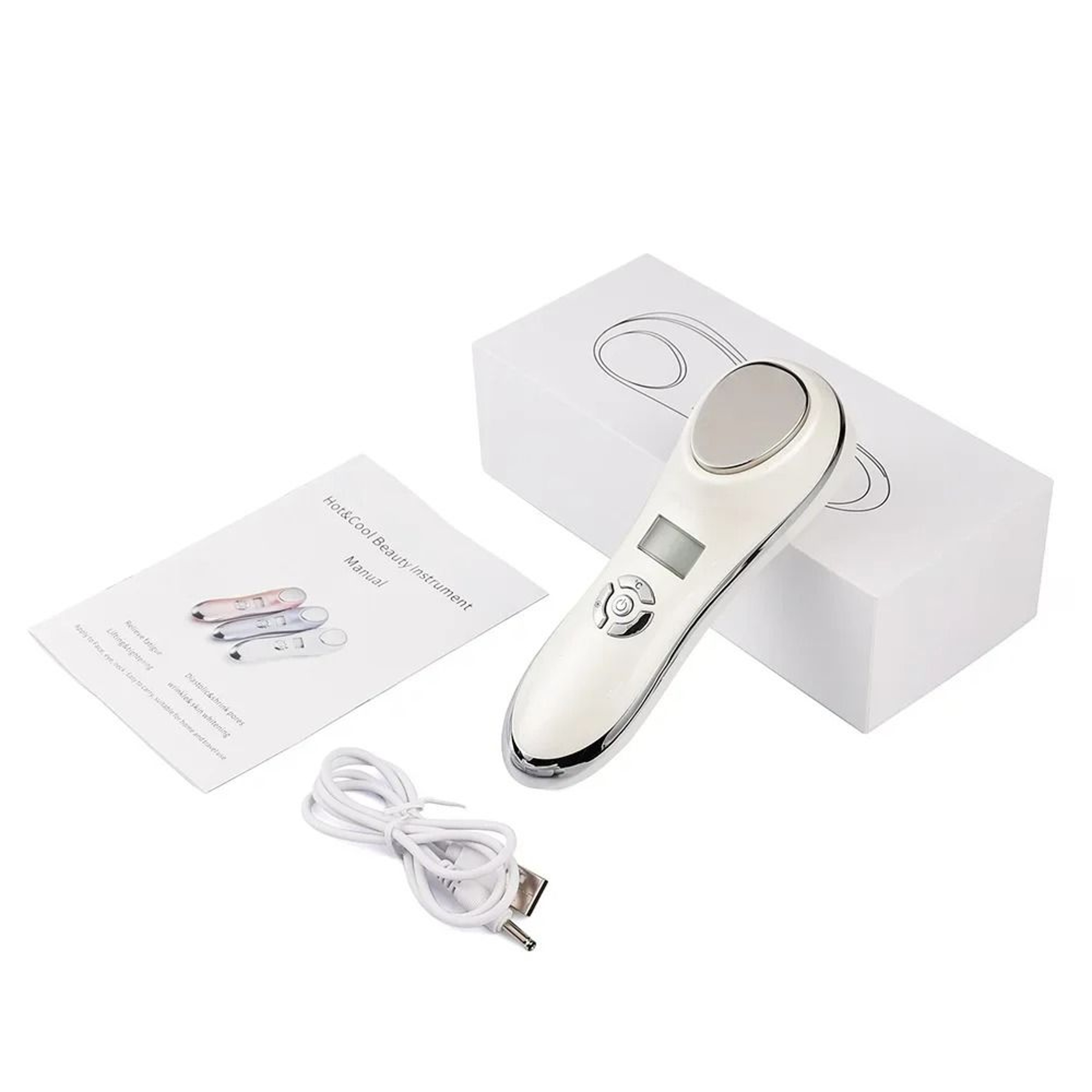 Hot And Cold Facial Rejuvenation Massager 0