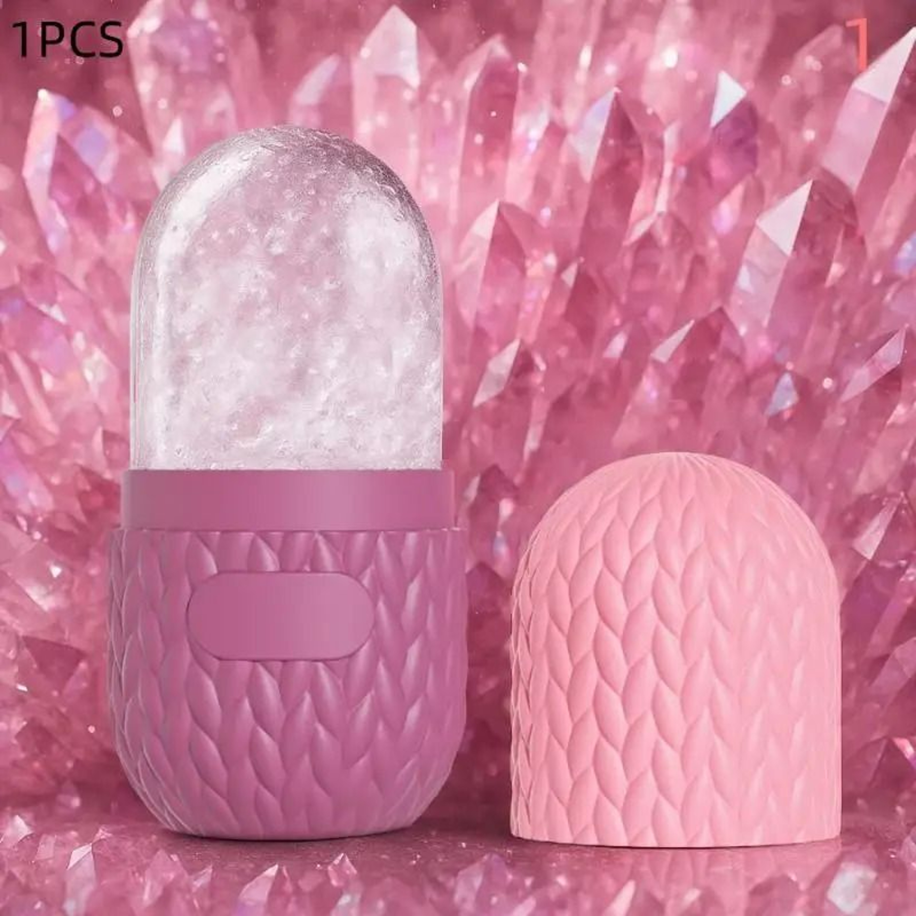 Silicone Facial Ice Roller Contour Mold 13