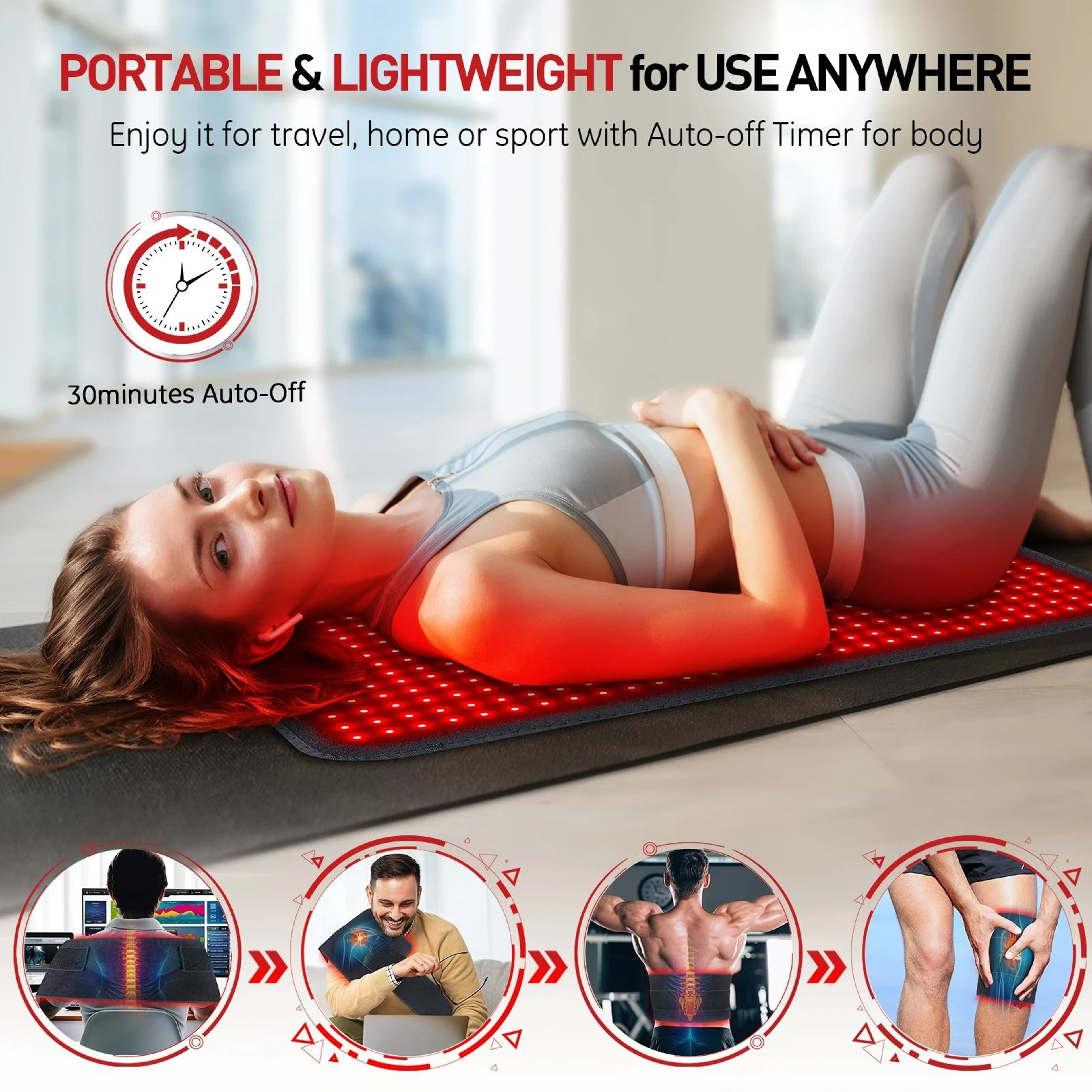 Updated Red Light Therapy Heating Pad 1