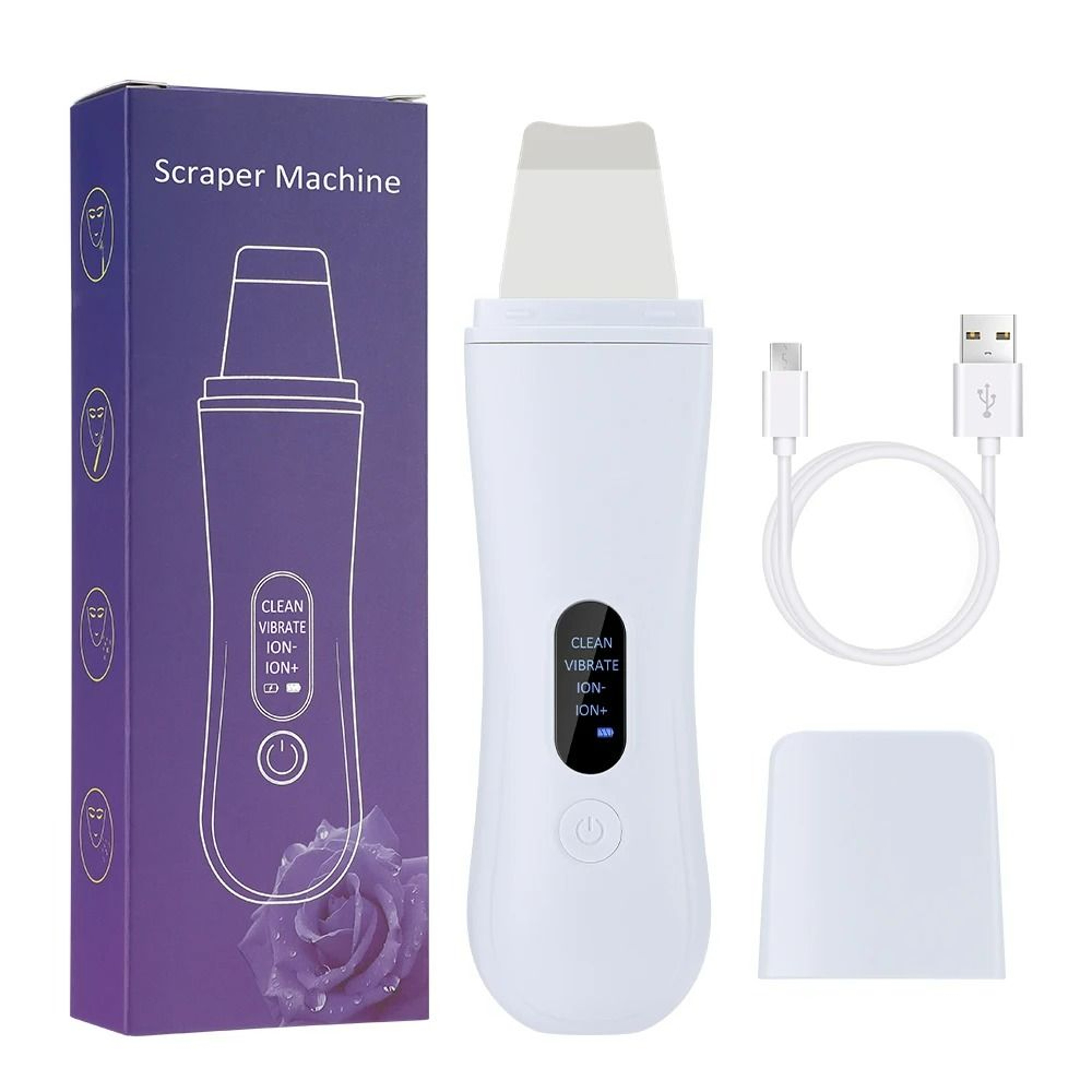 Elite Ultrasonic Facial Skin Scrubber  Pore Cleaner 6