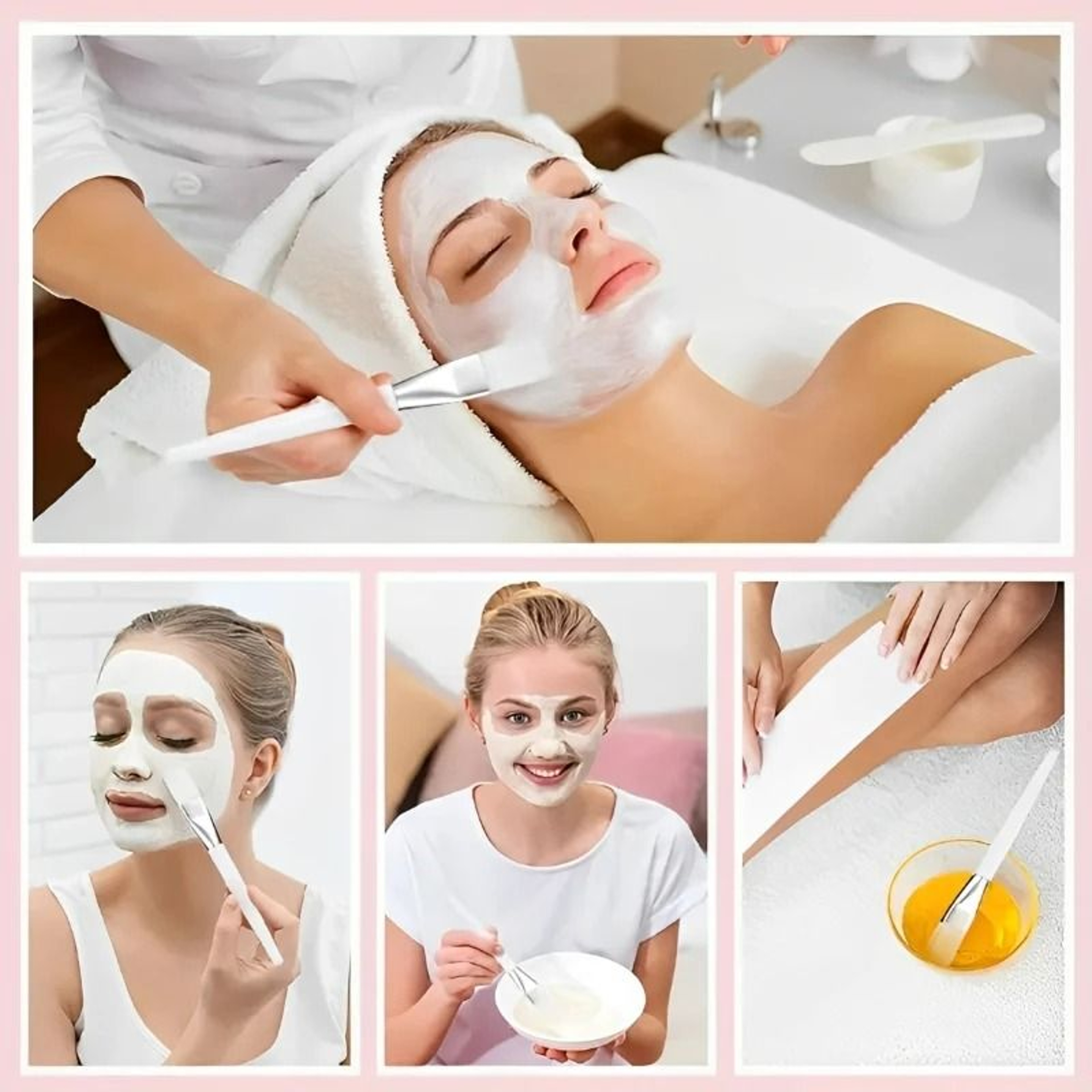 12Piece Professional Crystal Rod Facial Mask Brush Set 2
