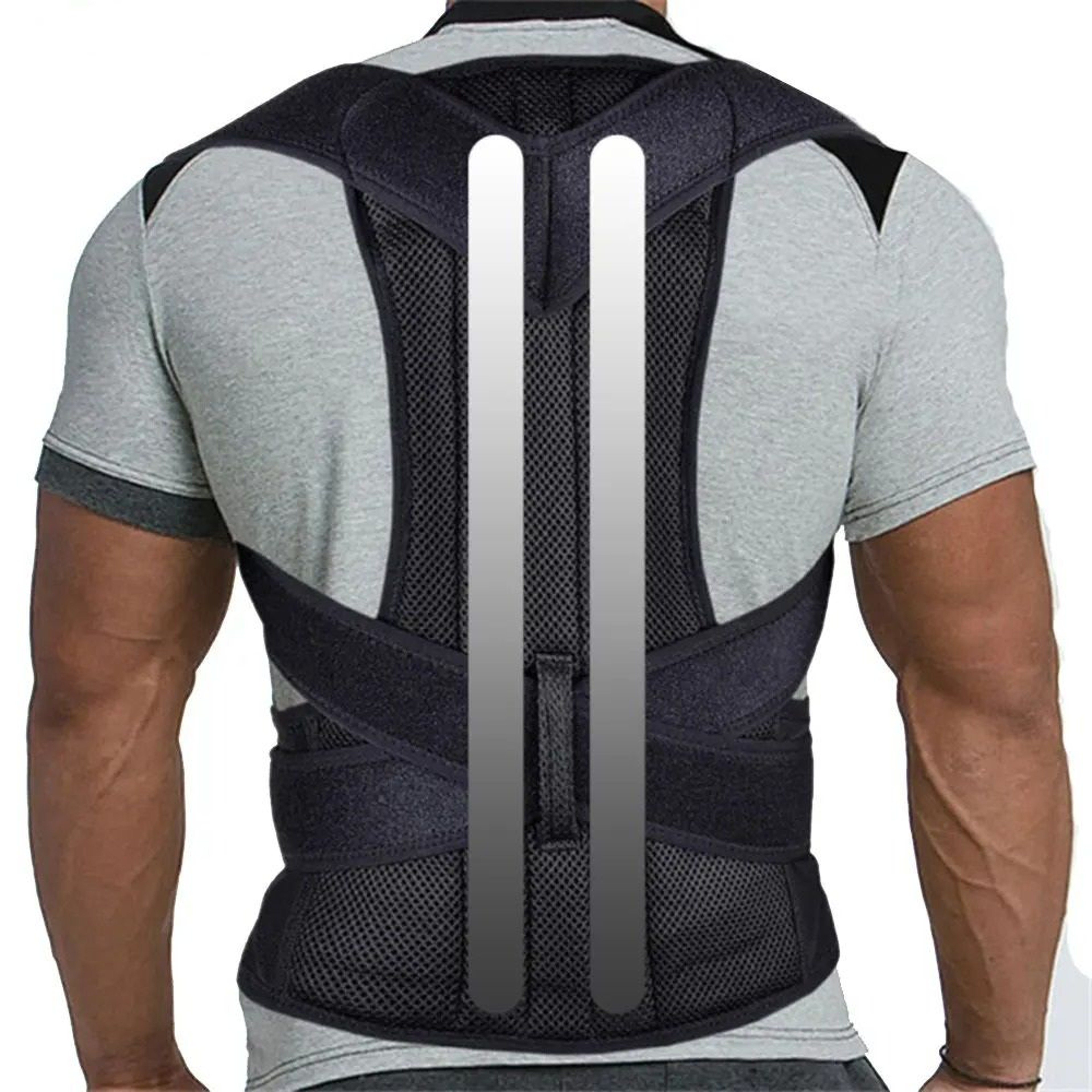 Full Back Scoliosis Posture Corrector  Lumbar Support Brace 0