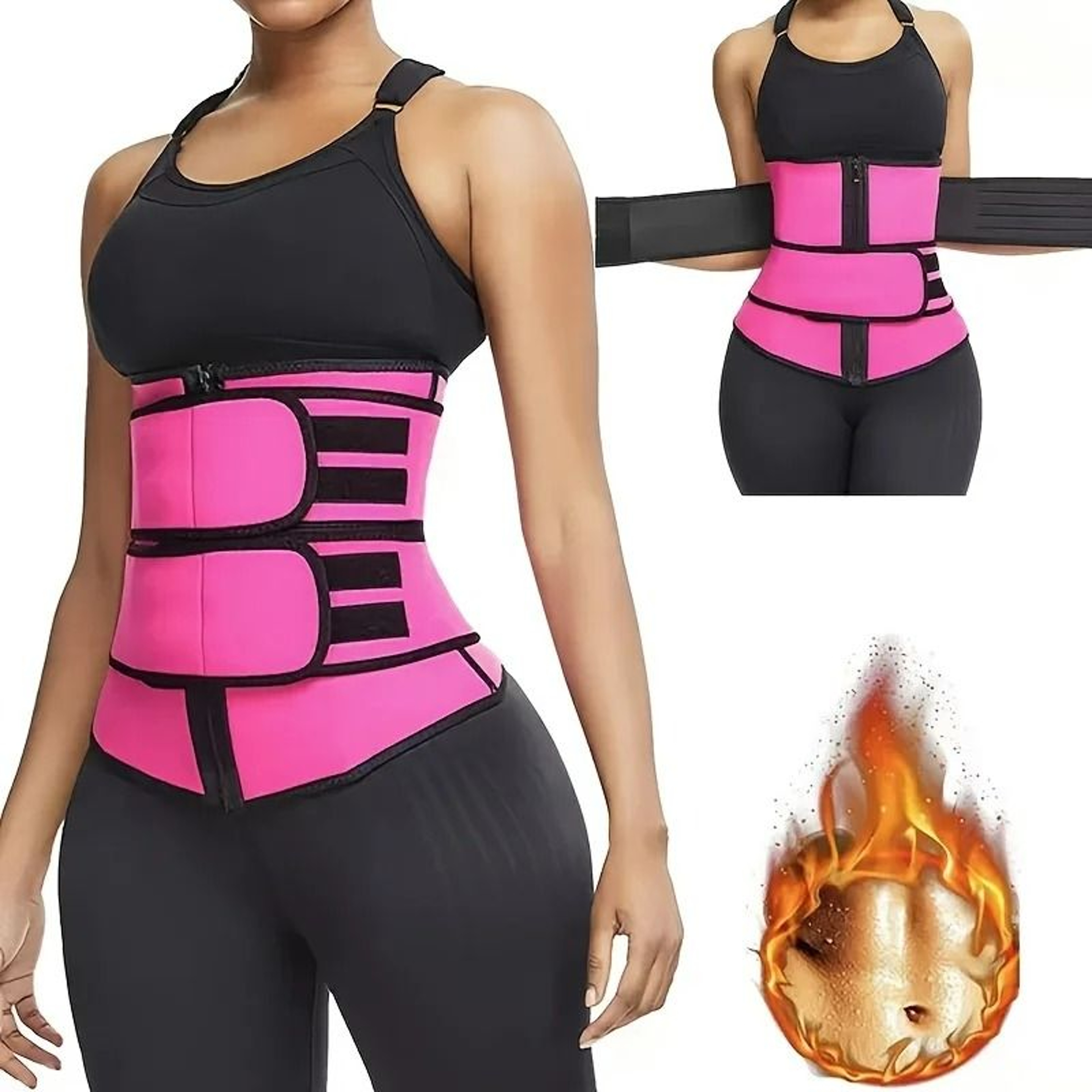 Adjustable Womens Waist Trainer Belt  Postpartum Support Band 0