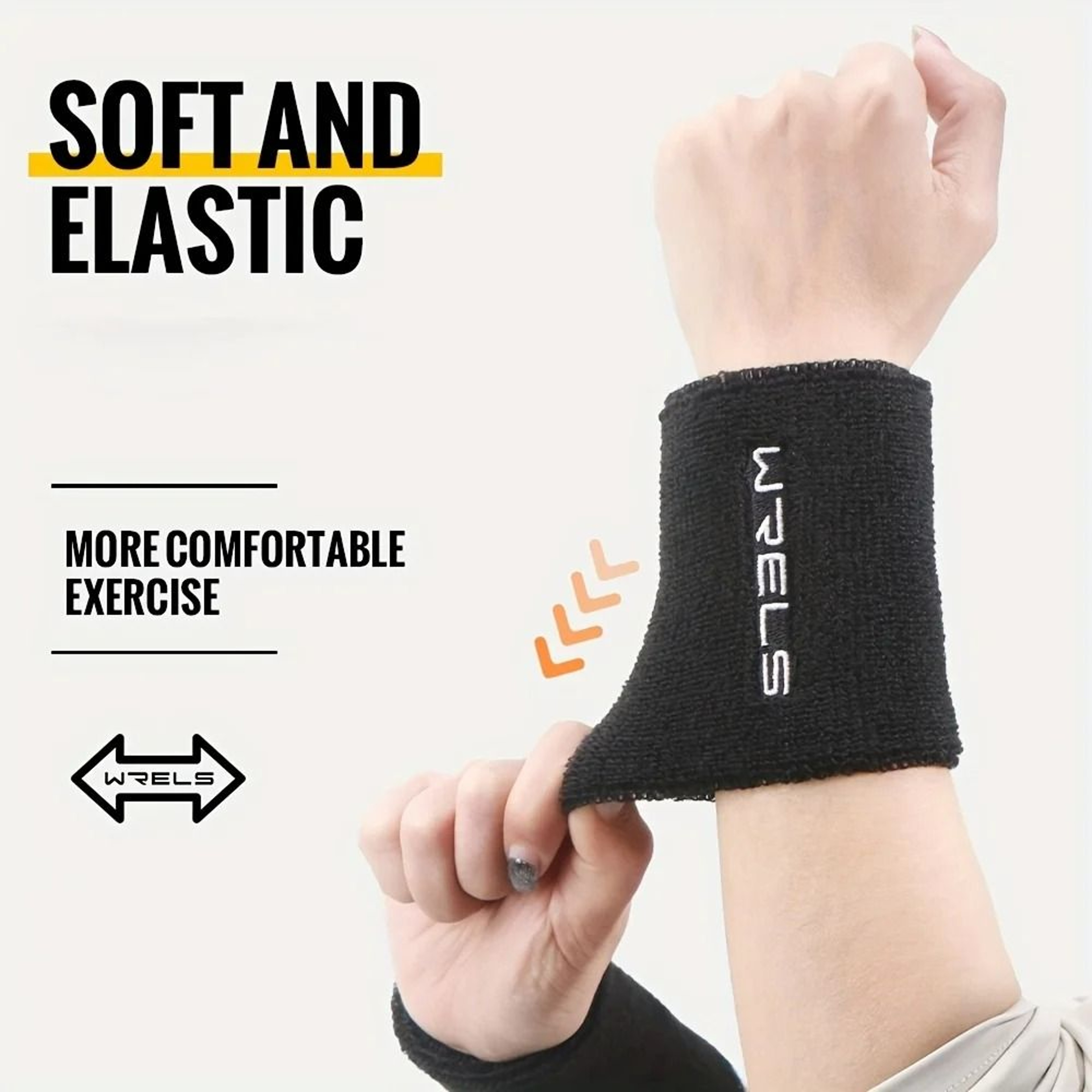 HighAbsorbency Athletic Wristbands And Elastic Workout Sweatbands 4